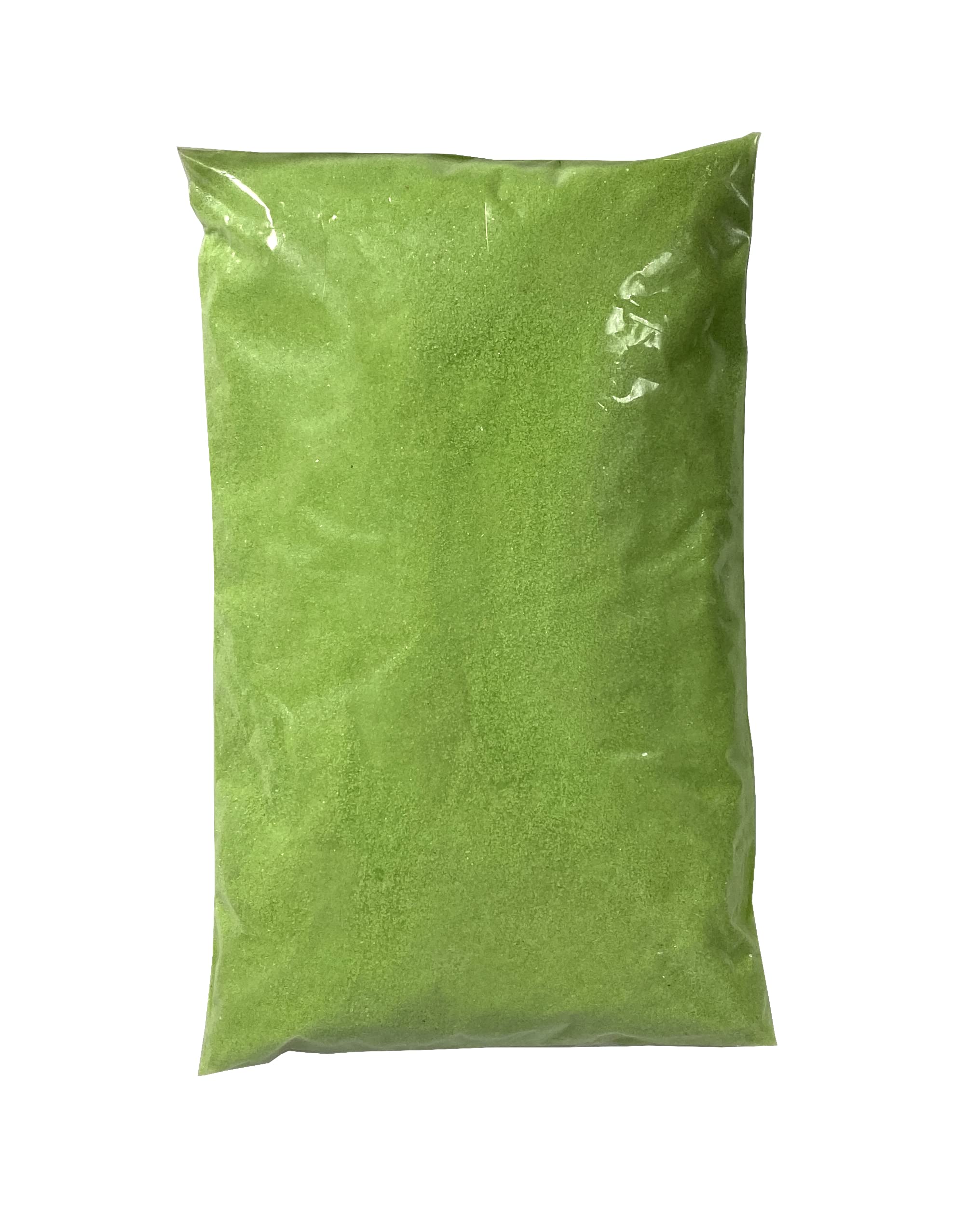 CalCastle 2.2 LBS Bulk Pack - 18 Vibrant Colors Decorative Sand for Weddings, Vase Fillers, Home Decor & DIY Crafts | Perfect for Centerpieces, Terrariums & Art Projects (Olive Bright)