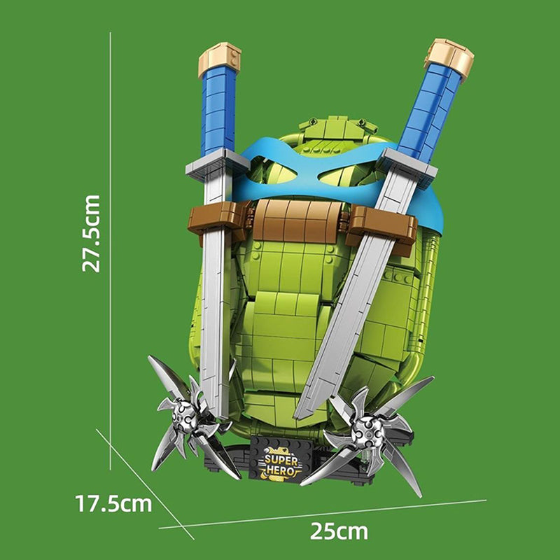 1266 pcs WGC 66033 Teenage Mutant Ninja Turtles Building Blocks Set - Turtle Shell Toy for Kids & Collectors | Perfect for Creative Play, Birthday Gifts & TMNT Fans Collection