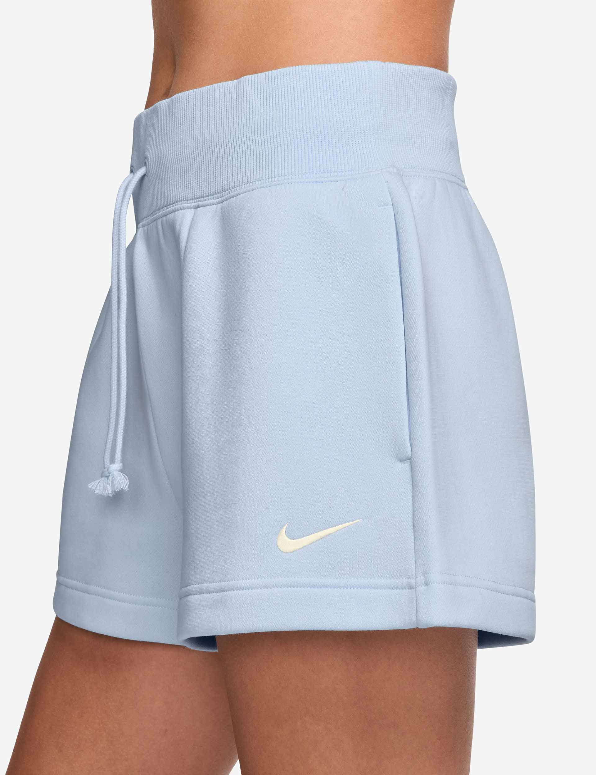 Phoenix Fleece Loose Sport Shorts for Women & Men - Breathable Athletic Shorts in Blue Tint/Sail | Perfect for Running, Gym Workouts & Casual Wear