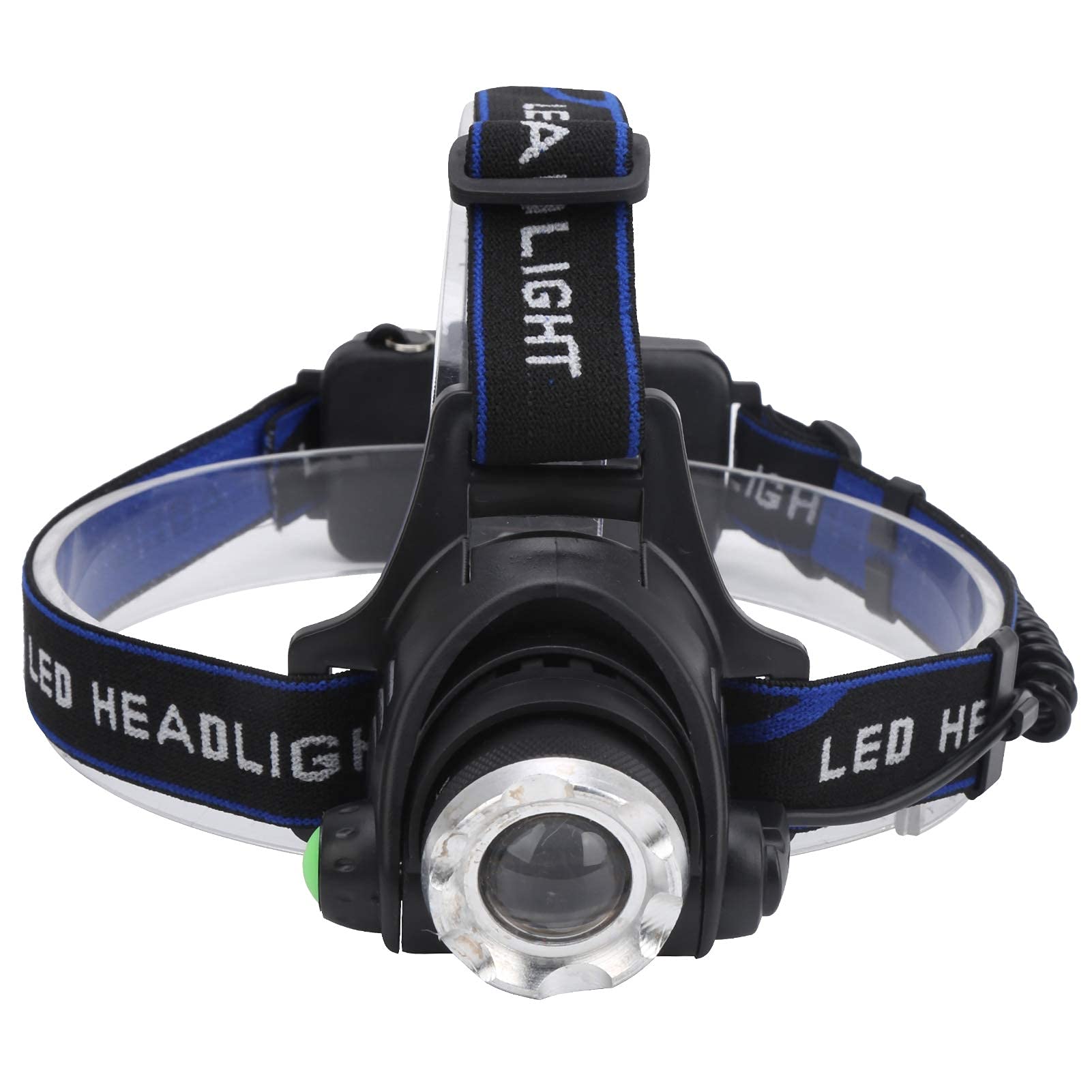 ZRY LED Headlamp - Rechargeable Hunting Headlamp with Purple Light, Fast Charging, Waterproof for Camping, Hiking, Fishing & Outdoor Adventures