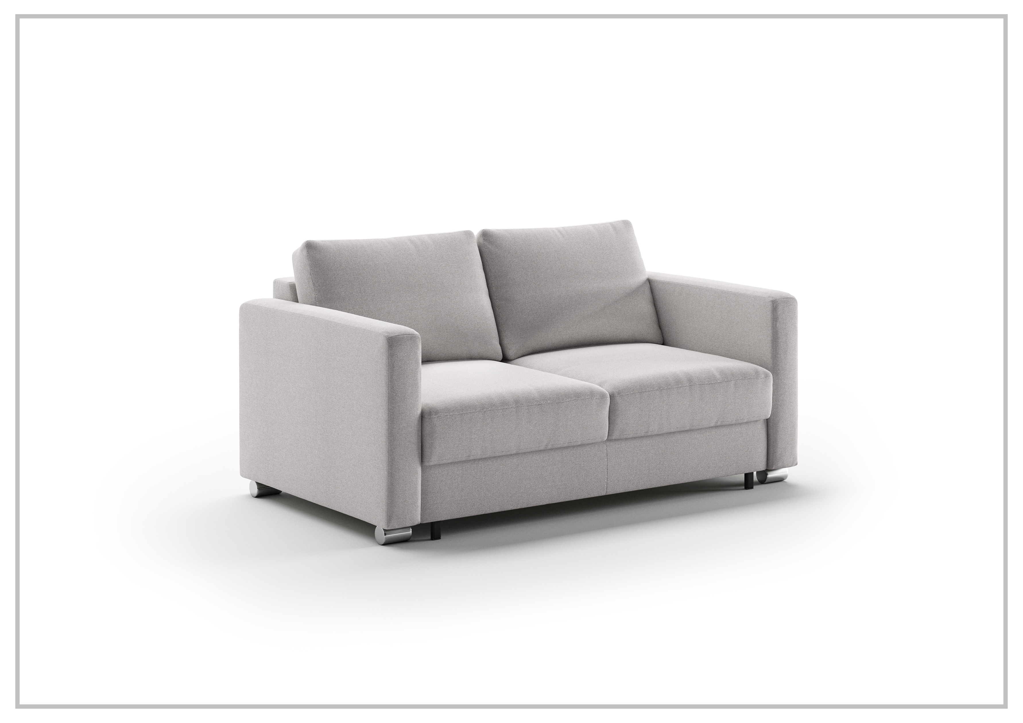Luonto Fantasy Full XL Fabric Sleeper Sofa with Gas Spring Mechanism - Convertible Bed for Small Spaces, Guest Rooms & Apartments