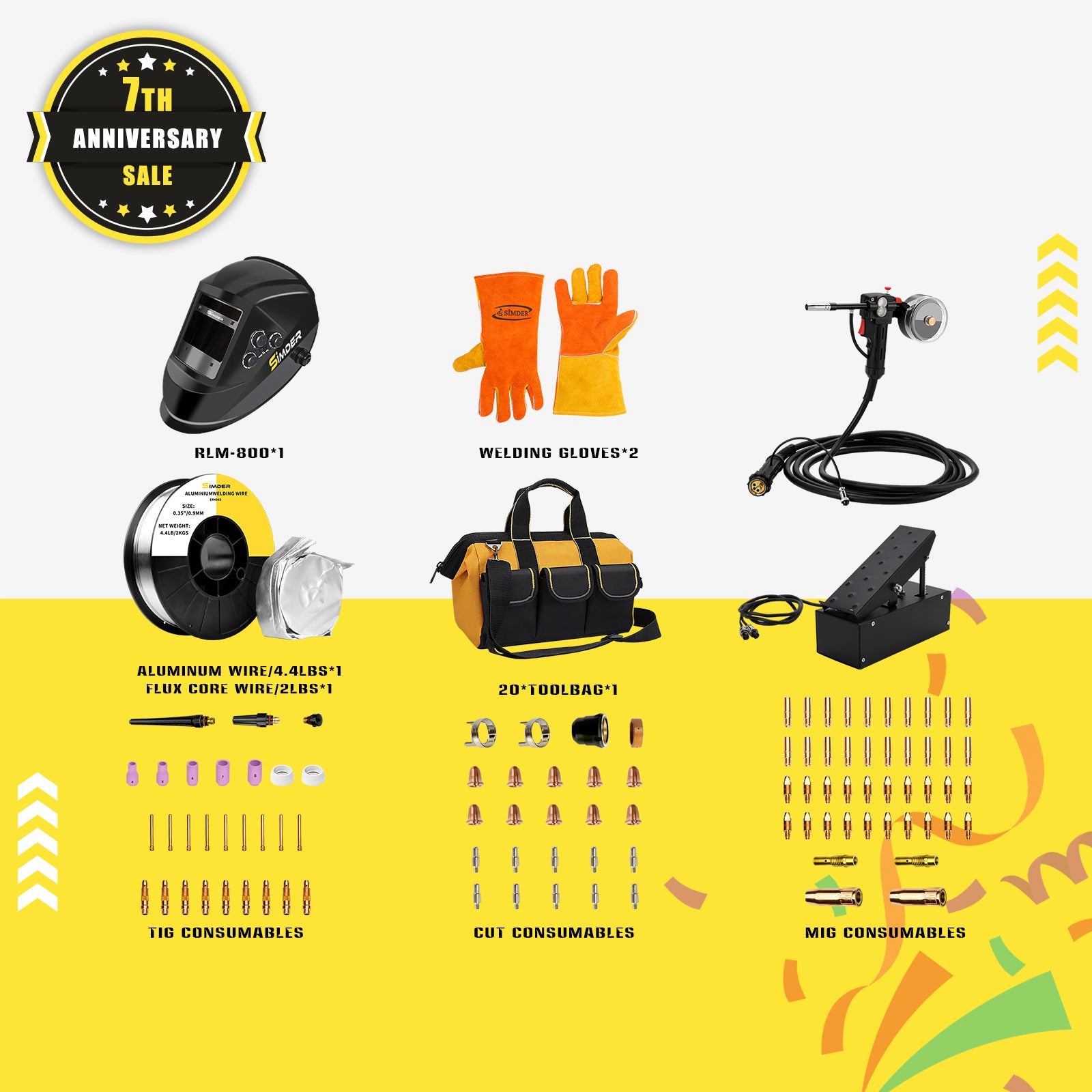 Premium SD 4050Pro Welding Accessories Kit - High-Quality Welding Tools for Professionals | Perfect for Metal Fabrication, DIY Projects & Industrial Use