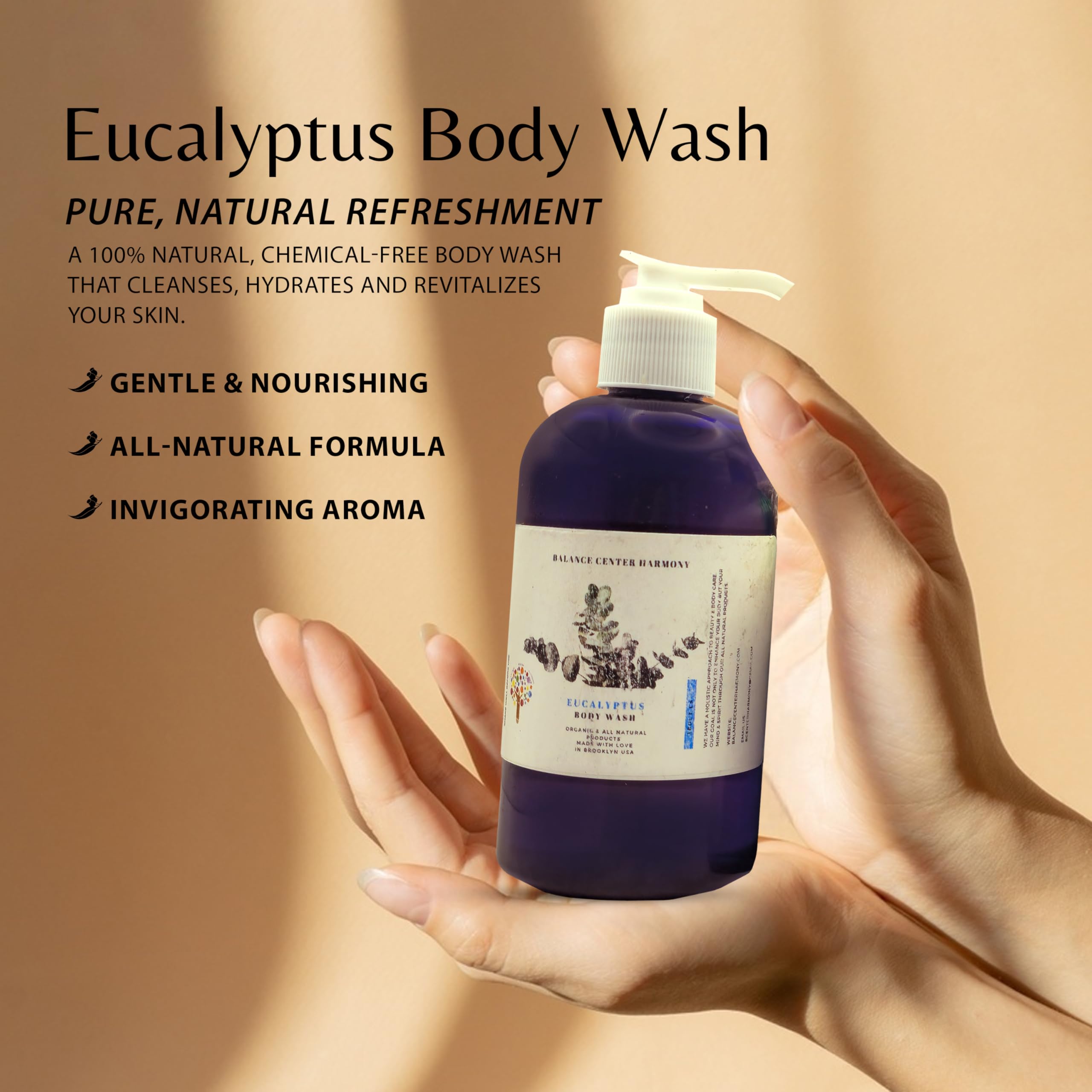 Eucalyptus Body Care Set – Hydrating Moisturizer, Exfoliating Scrub, Body Wash & Soap with Healing Crystals | Natural Skincare for Deep Hydration & Relaxation | Perfect for Spa Day, Self-Care Routine & Gift Giving