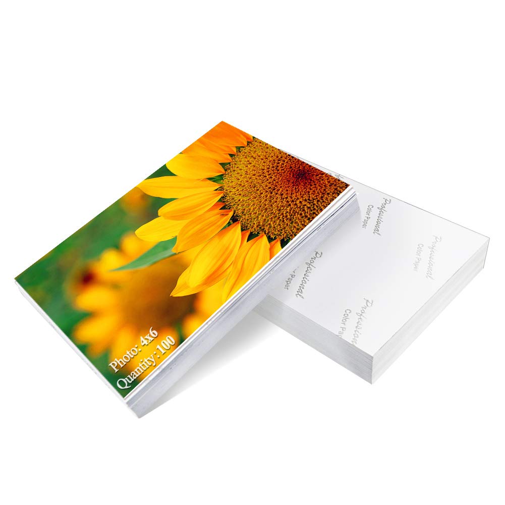 Premium 4x6 Inch High Glossy Photo Paper - 100 Sheets for Professional Prints, Photo Albums & Scrapbooking