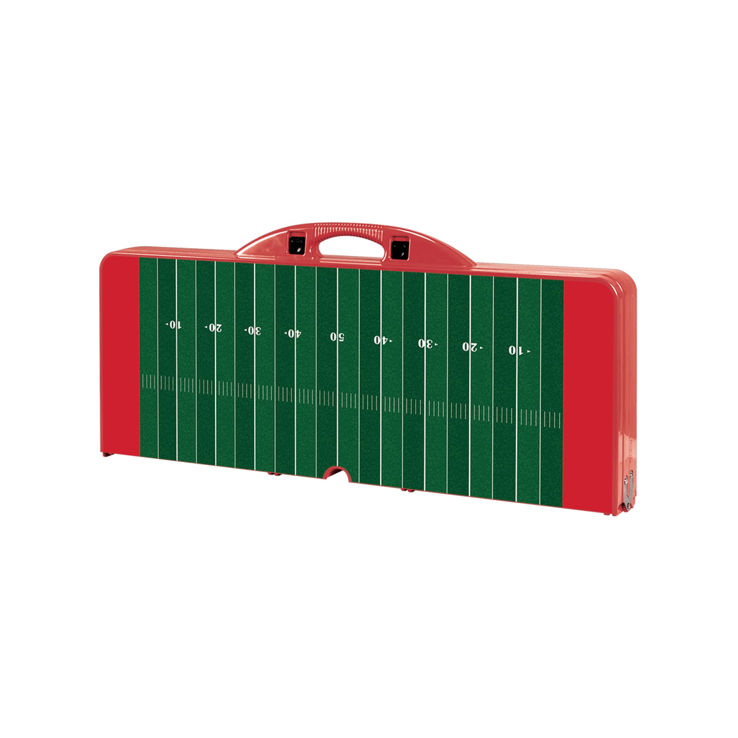 PICNIC TIME NFL Portable Folding Picnic Table with Seats and Umbrella - Perfect for Tailgating, Camping, Beach & Outdoor Parties