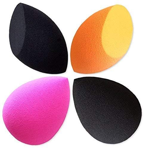 Zirak Makeup Sponge Set (4-Pack) - Premium Beauty Blender for Flawless Foundation & Concealer Application | Perfect for Daily Makeup, Travel & Professional Use