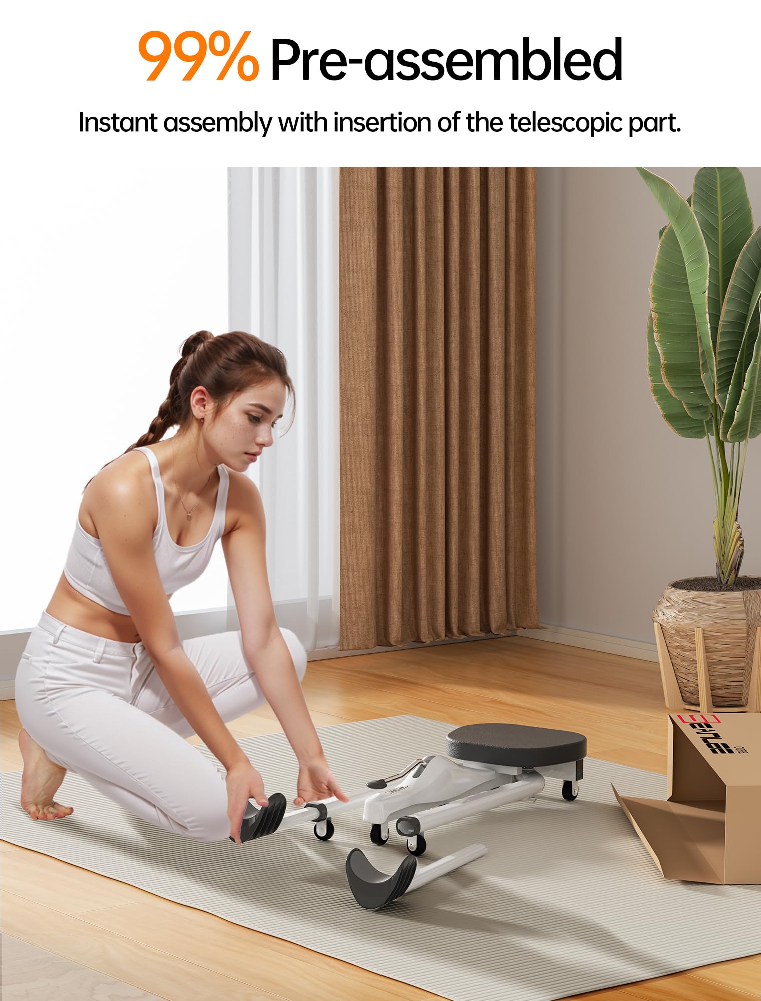 Professional Leg Stretcher & Split Machine for Flexibility Training - Perfect for Ballet, Cheerleading, Gymnastics & Dance | Home Gym Equipment for Stretching Exercises & Splits Practice