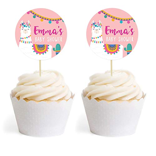 Round Cupcake Toppers Custom