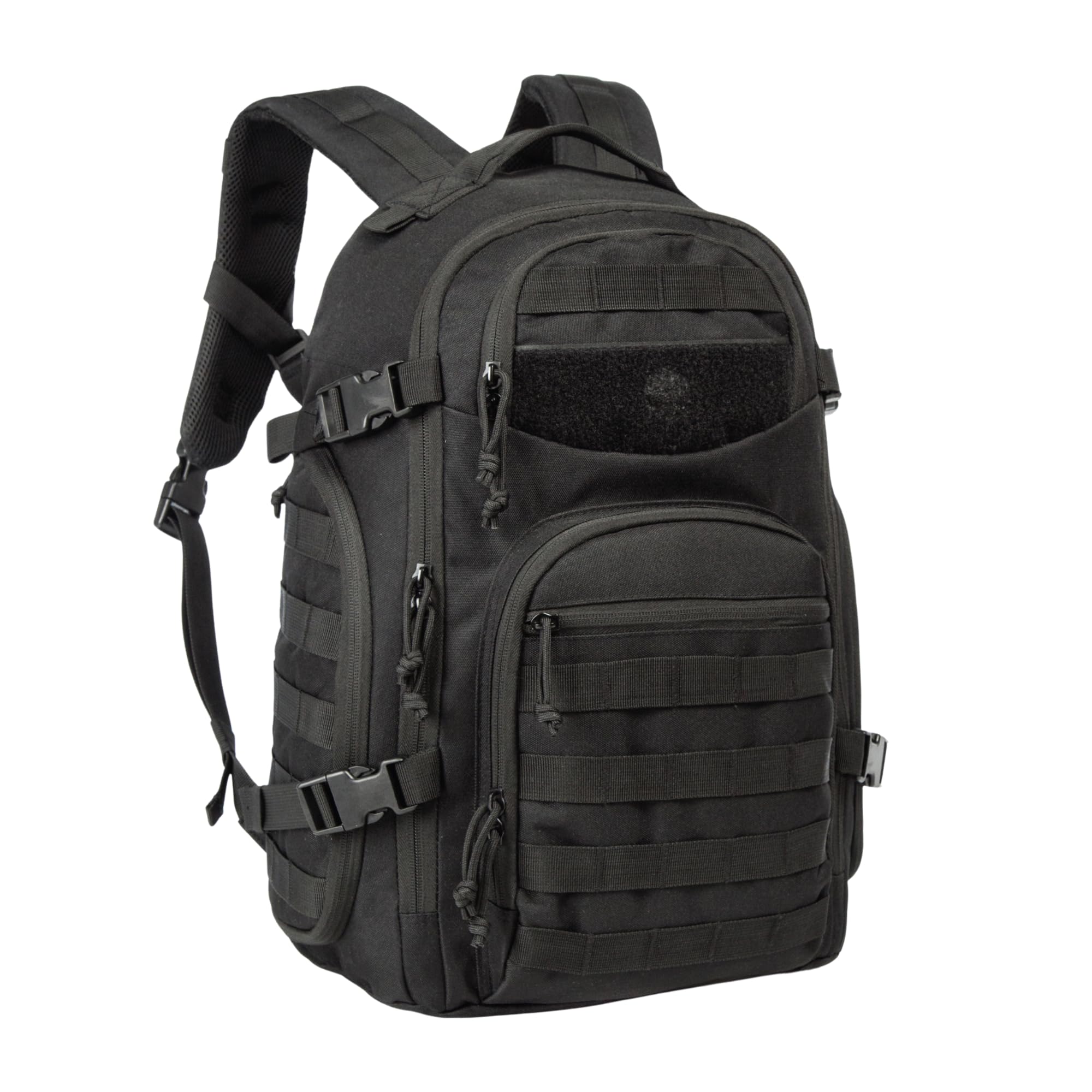 Tactical Laptop Backpack for Men - Durable Military Style Backpack with Laptop Compartment (Black) - Perfect for Work, Travel & Outdoor Adventures