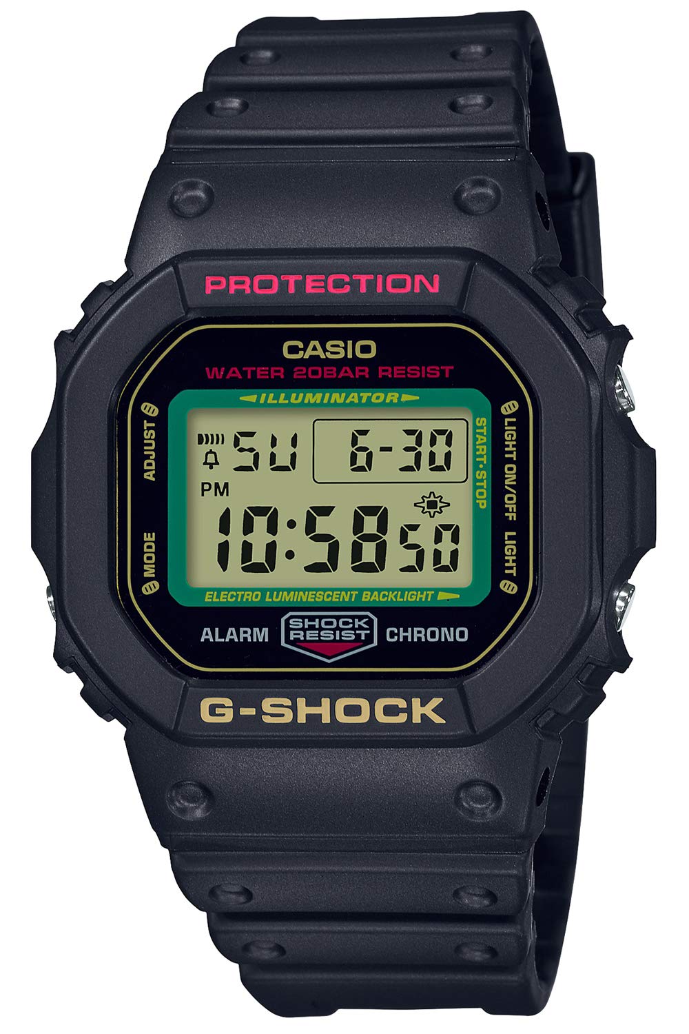 Casio G-Shock DW-5600TMN-1JR Limited Edition Manekineko Beckoning Cat Watch - Shock Resistant, Waterproof Digital Watch for Men - Perfect for Outdoor Sports, Work & Everyday Wear