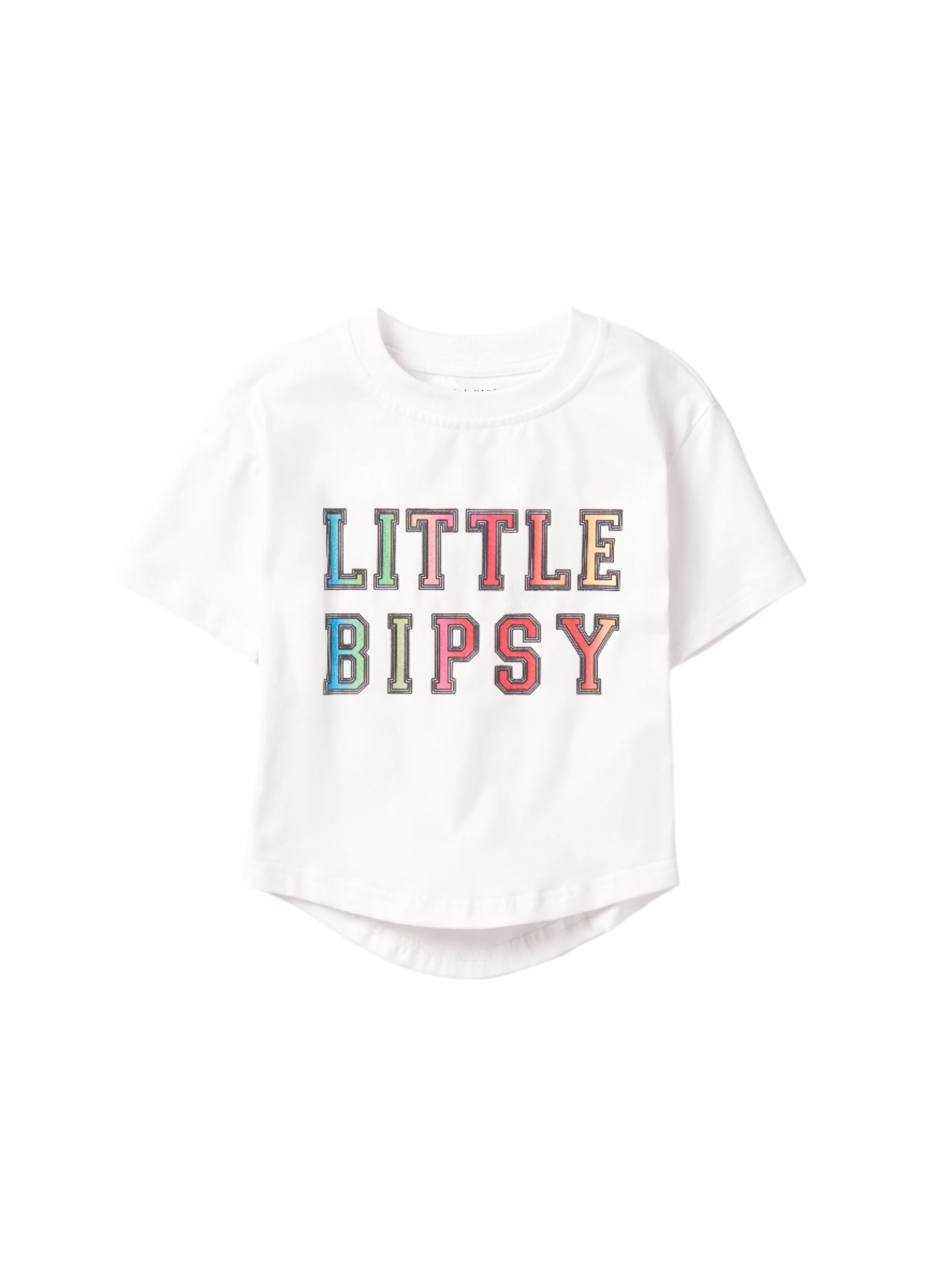 Ombre Little Bipsy Tee - Trendy White T-Shirt for Women | Casual Wear, Layering & Everyday Outfits
