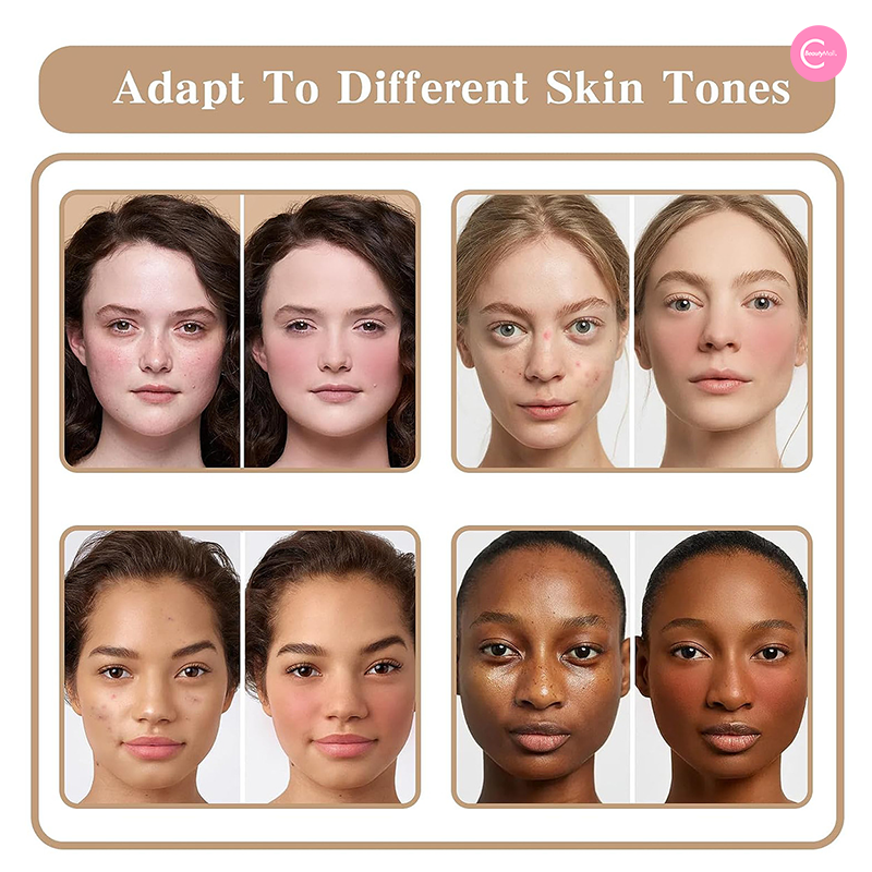CARLA SECRET 12 Color Blush & Concealer Palette - Creamy Contour, Highlight & Conceal Makeup Kit for All Skin Tones - Perfect for Professional Makeup Artists & Everyday Beauty Looks