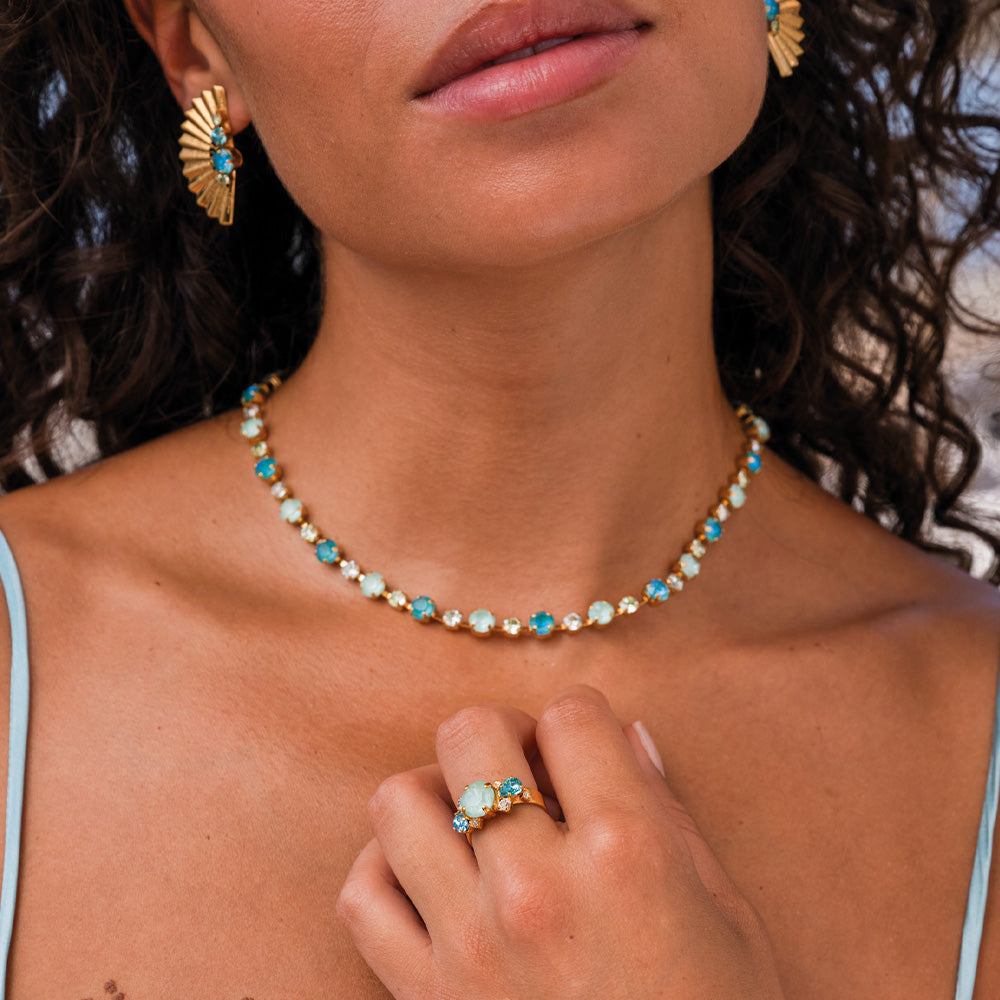 Jannie Ring & Laguna Combo - Elegant Fashion Jewelry Set for Women | Perfect for Parties, Weddings & Special Occasions