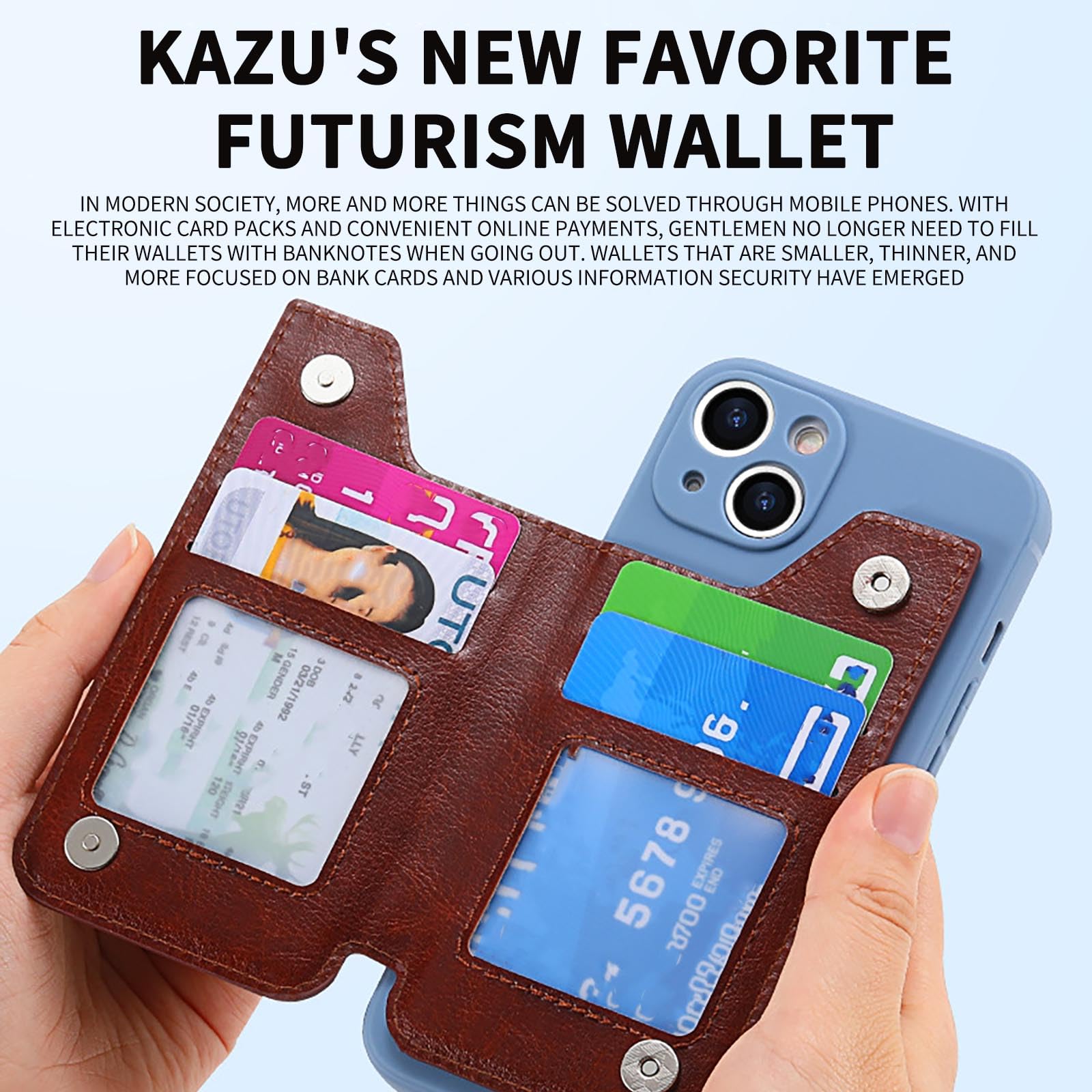 Multifunctional Adhesive Phone Wallet Card Holder - Leather Stick On Card Case for Back of iPhone, Samsung & Most Smartphones (Pink) | Perfect for Gym, Travel & Everyday Use