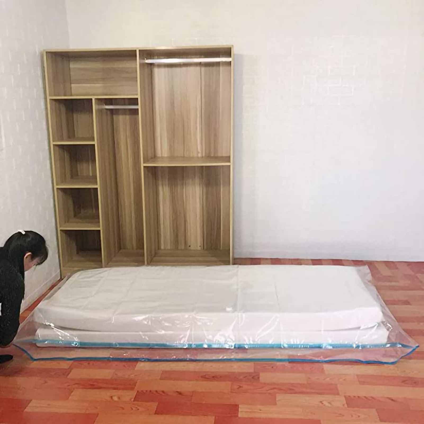 Reusable Vacuum Storage Bags for Mattress & Furniture - 210x130cm Large Vacuum Compression Bags for Moving, Bedding Storage & Space Saving | Perfect for Latex Mattress, Sofa Cushions & Seasonal Clothes Organization