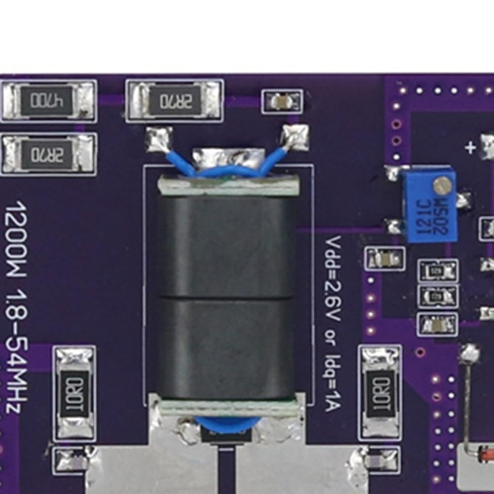 TDK 1200W 1.8-54MHz Shortwave Power Amplifier Board - HF Amplifier Kit with MRFX1K80H BLF188 for Ham Radio, CB Radio & DIY Electronics Projects | Ideal for RF Signal Boosting, Transmitter Upgrades & Amateur Radio Stations
