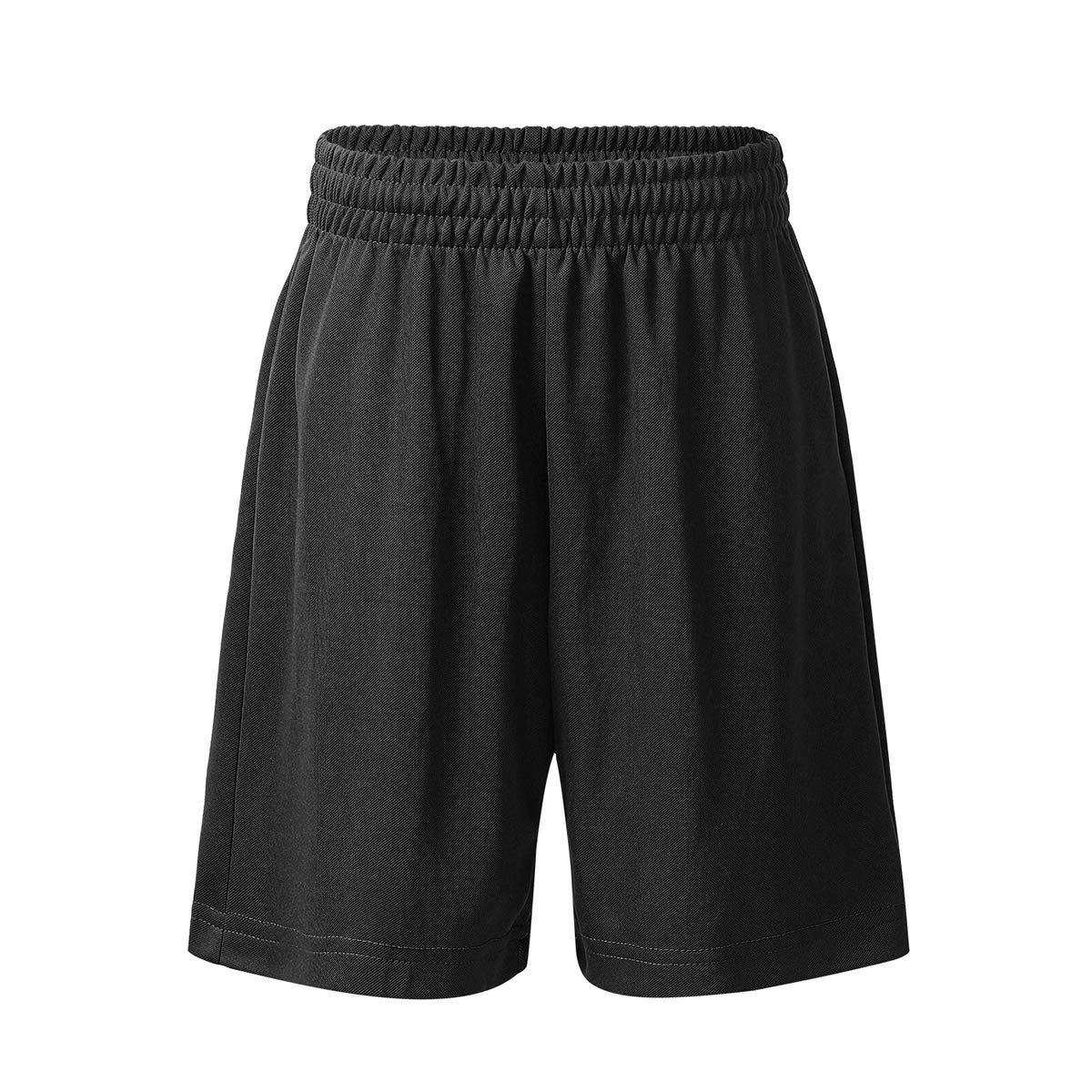 Yeahdor Kids Boys Girls Elastic Waistband Moisture-Wicking Loose Fit Basketball Shorts - Sports, Workout, Activewear & Daily Wear for Playground, Gym, School & Outdoor Activities