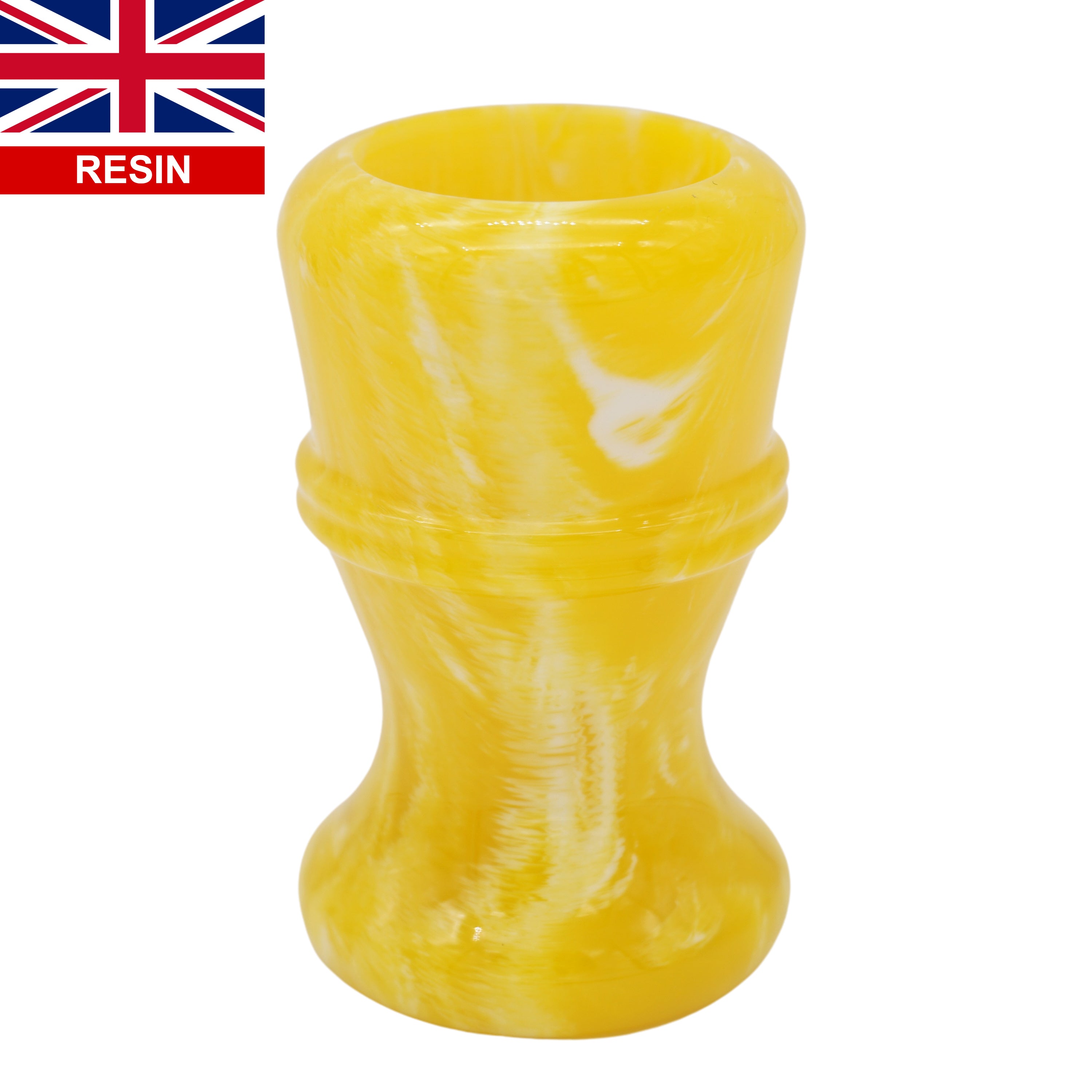 Premium Lemon Drop Handmade Shaving Brush Handle - Fits 24mm & 26mm Knots - Perfect for Wet Shaving & Grooming Gifts for Men