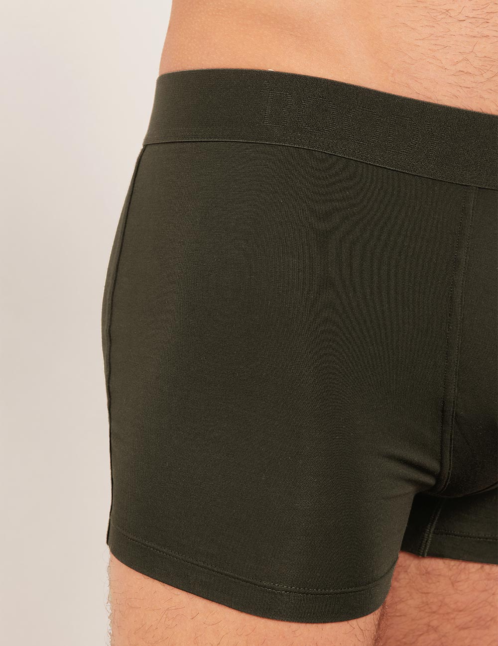 Premium Men's Boxer Briefs - Soft Breathable Cotton Underwear for Everyday Comfort - Dark Olive - Ideal for Workout, Lounge & Daily Wear