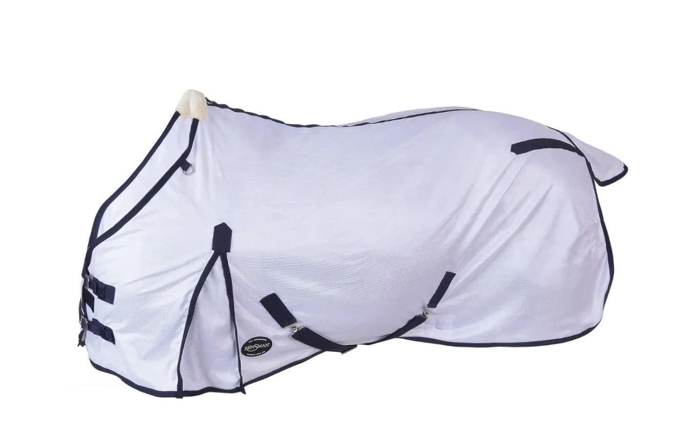 Reinsman Circle Y Breathable Mesh Fly Sheet for Horses – Lightweight, Comfortable & Durable Horse Fly Protection (81