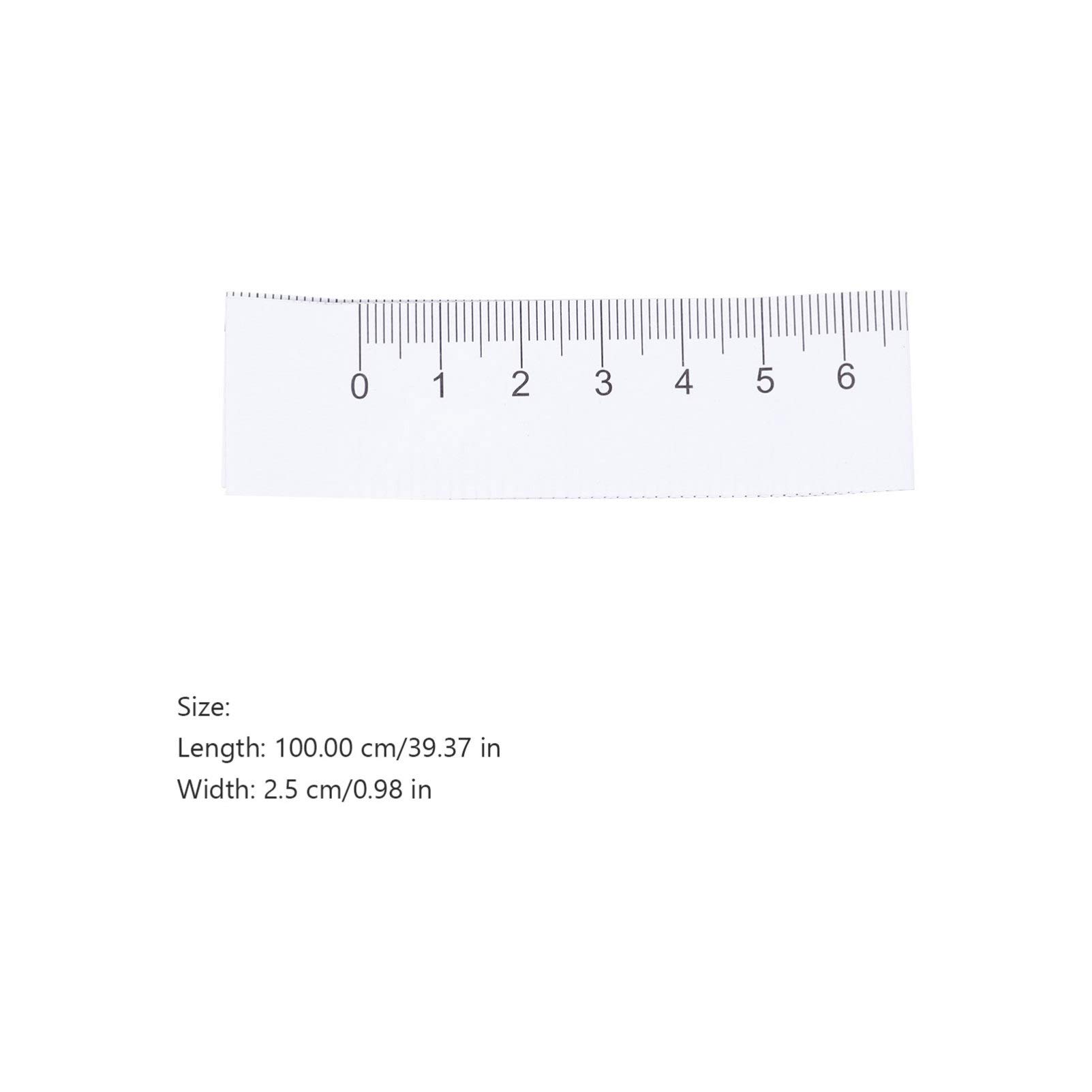 40 Inch / 100 cm Disposable Paper Measuring Tape - Double-Sided Head Circumference Ruler for Babies, Wound Measurement - 100 Pack for Clinics, Classrooms & Offices - Perfect for Pediatric Checkups, Medical Exams & School Projects