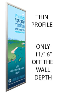 8.5x14 SwingSnaps Poster Snap Frames - 1 1/4 Inch Profile for Mounted Graphics - Perfect for Trade Shows, Exhibitions, and Office Displays