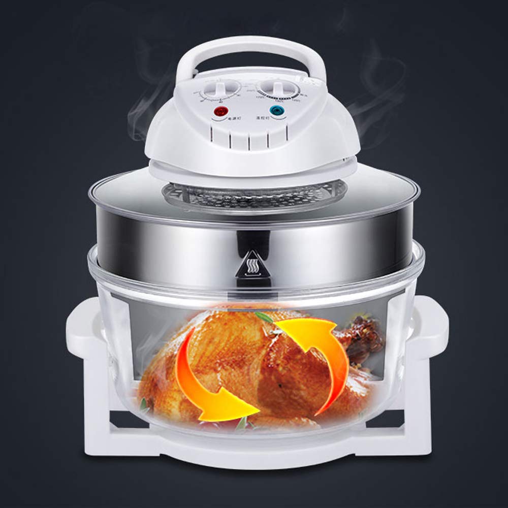 TBVECHI 17L Turbine Air Fryer Oven - Electric Convection Oven with Roasting & Steaming Functions, Glass Door Design for Healthy Cooking | Perfect for Baking, Frying, Roasting & Meal Prep at Home
