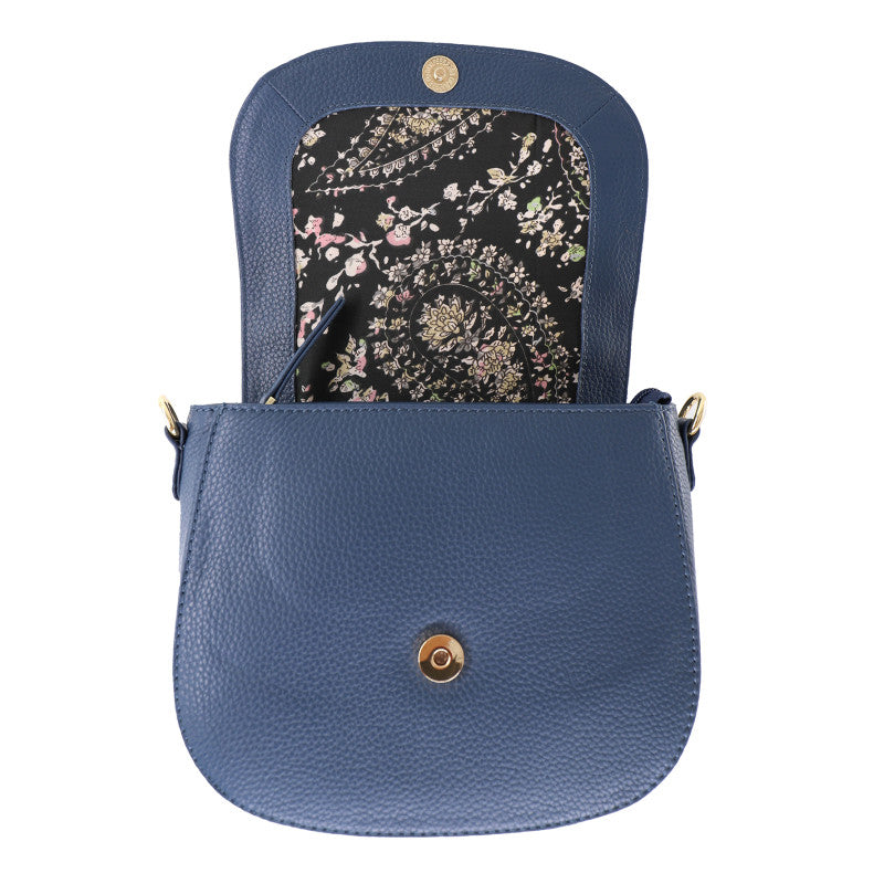 Genuine Leather Crossbody Bag for Women - 1027 Navy Blue Handbag | Perfect for Work, Travel & Everyday Use