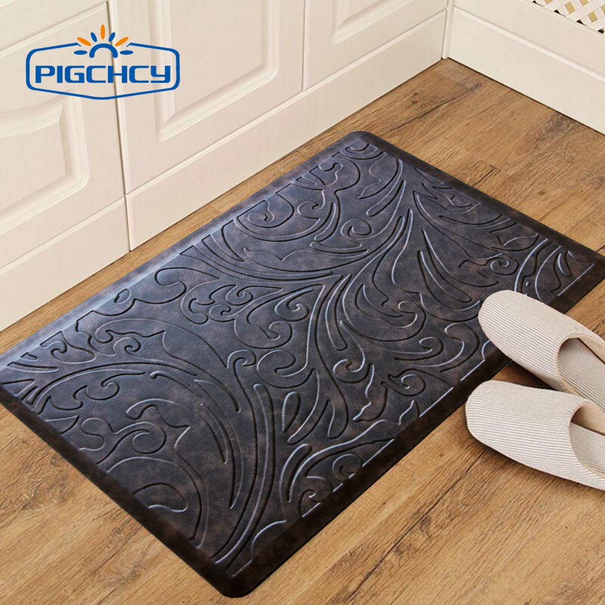 Premium Anti-Fatigue Kitchen Rug - Non-Slip Washable Foam Floor Mat for Standing Comfort (20