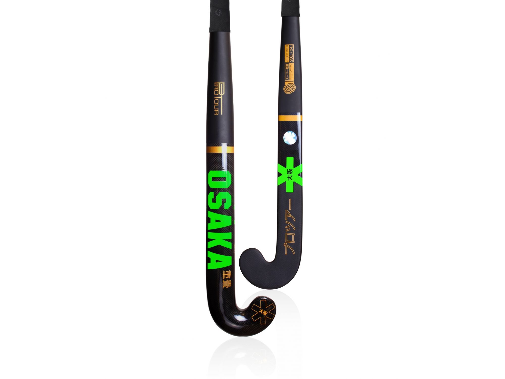 Osaka Pro Tour Gold Composite Hockey Stick - Lightweight & Durable for Professional & Amateur Players - Perfect for Ice Hockey, Street Hockey & Training Drills