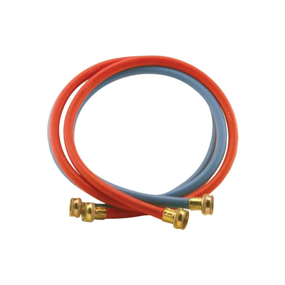 Abbott Rubber Co Inc Replacement Washing Hose Blue/Red Pack of 2 - Perfect for Home Laundry, Car Wash & Garden Use