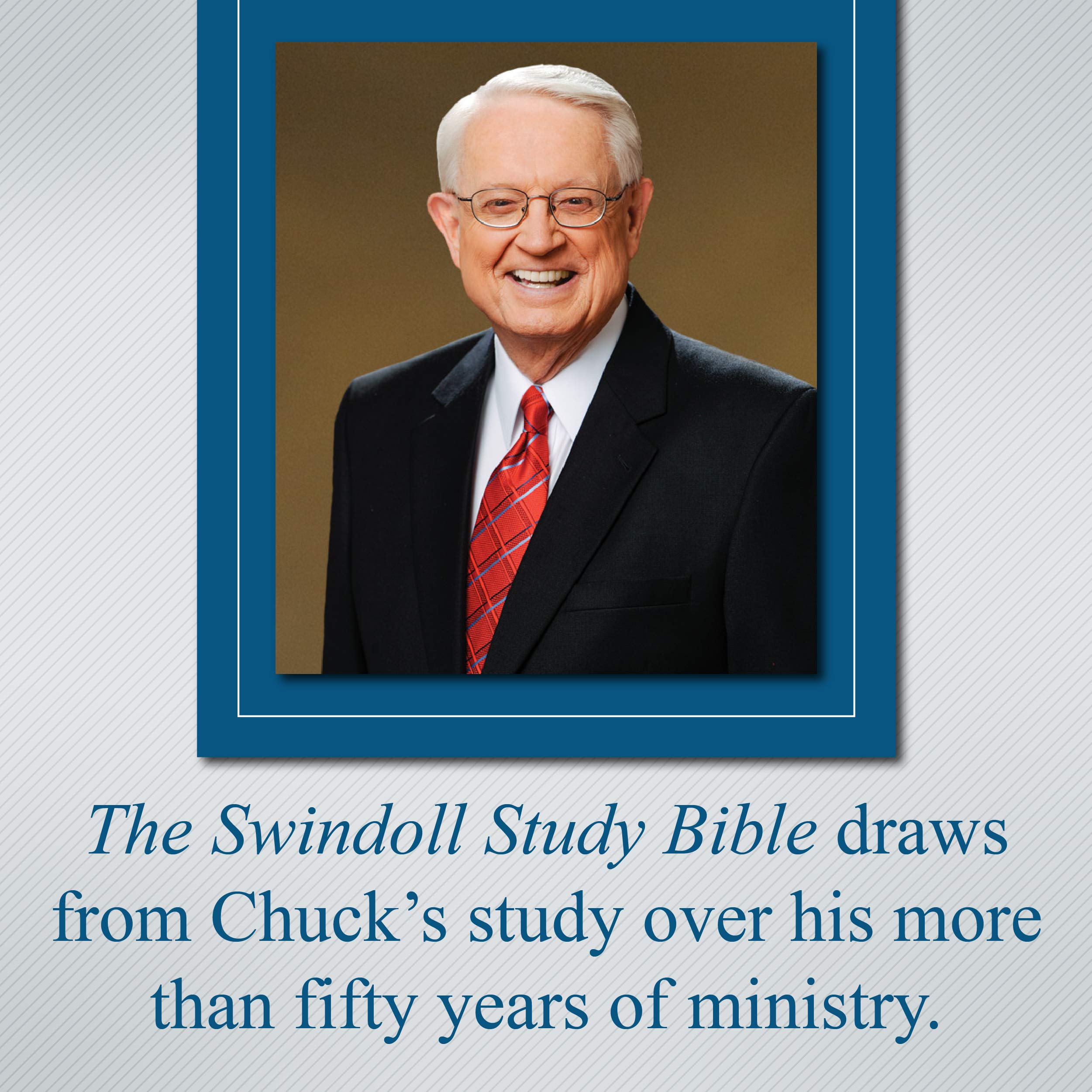 NLT Swindoll Study Bible - Large Print LeatherLike Black | Study Notes & Articles for Devotion