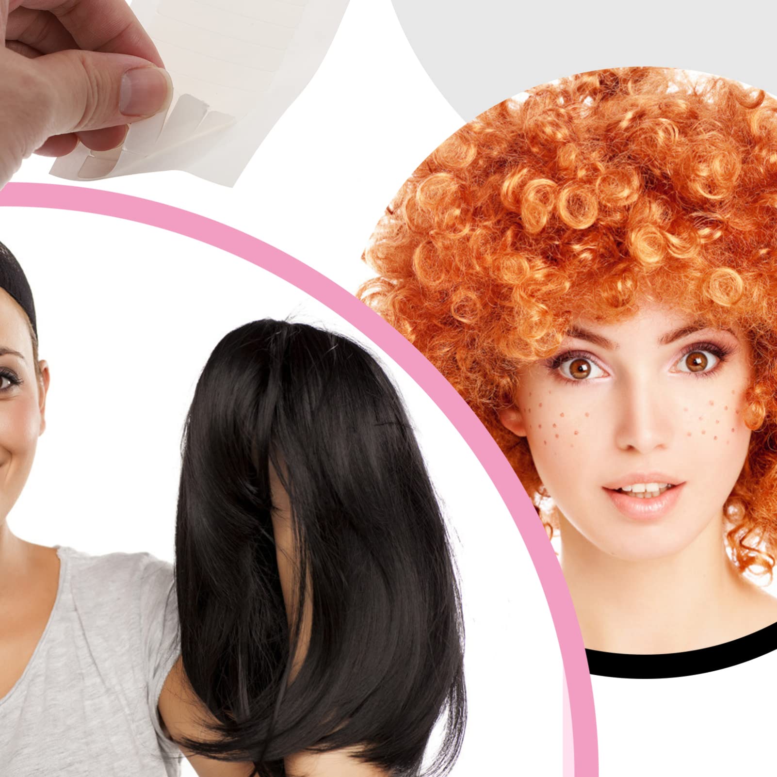 Double Sided Hair Extension Tape - Premium Human Hair Replacement Wigs & Extensions Adhesive | Secure Hold for Daily Styling & Special Occasions