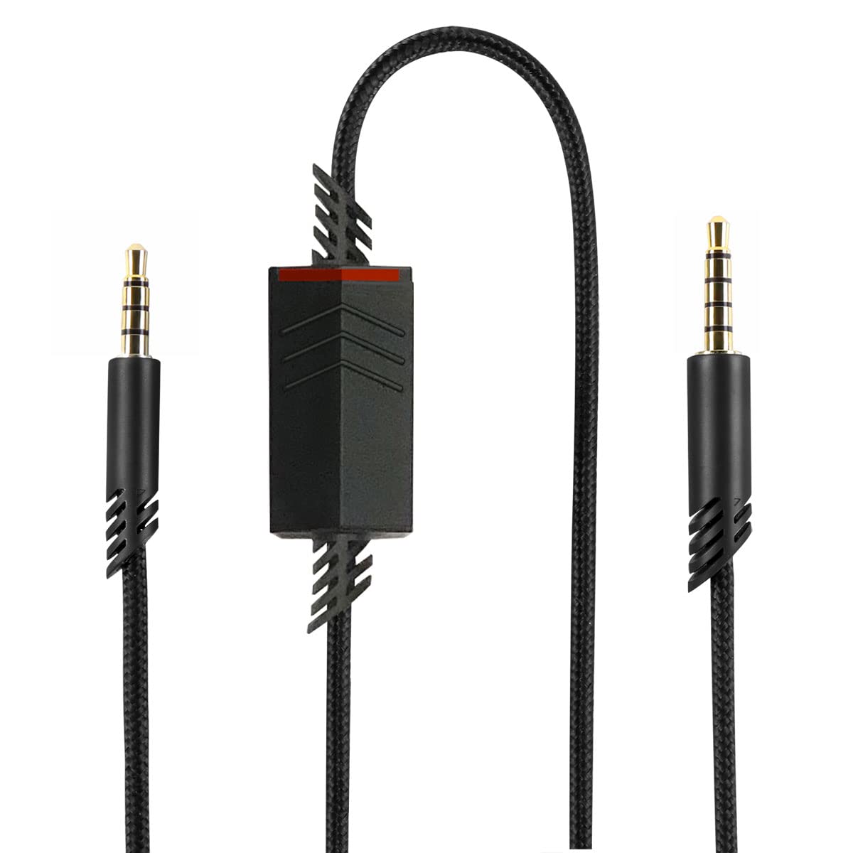 Replacement A40 Audio Cable Compatible with Astro A10/A40/A40TR Gaming Headsets - 6.5ft Mute Cord for PS5/PS4 Controllers (Black) - Perfect for Gaming, Streaming & Professional Esports