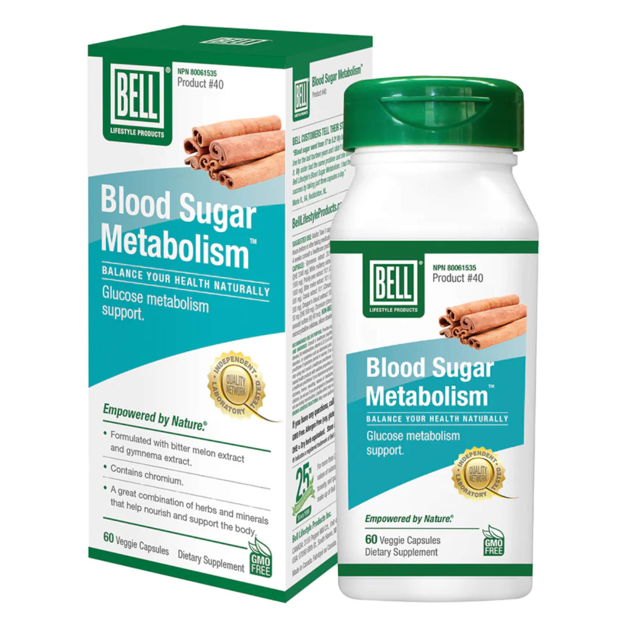 Blood Sugar Metabolism Support Supplement - Natural Glucose Balance & Blood Sugar Control for Diabetics & Pre-Diabetics - Ideal for Daily Wellness & Healthy Lifestyle