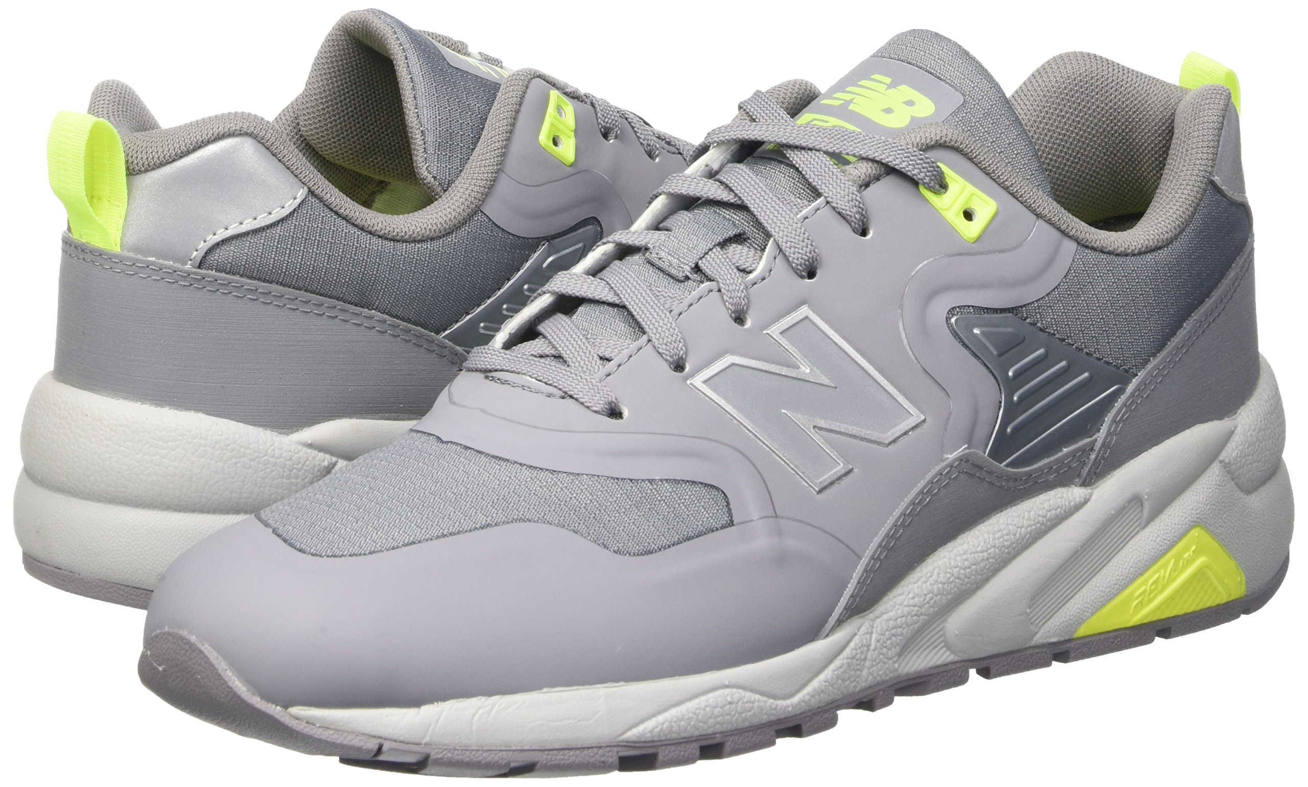 New Balance Men's Lifestyle Athletic Shoes - Size 9.5, Grey - Comfortable Casual Sneakers for Walking, Running & Everyday Wear
