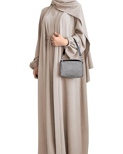 Khaki Abaya