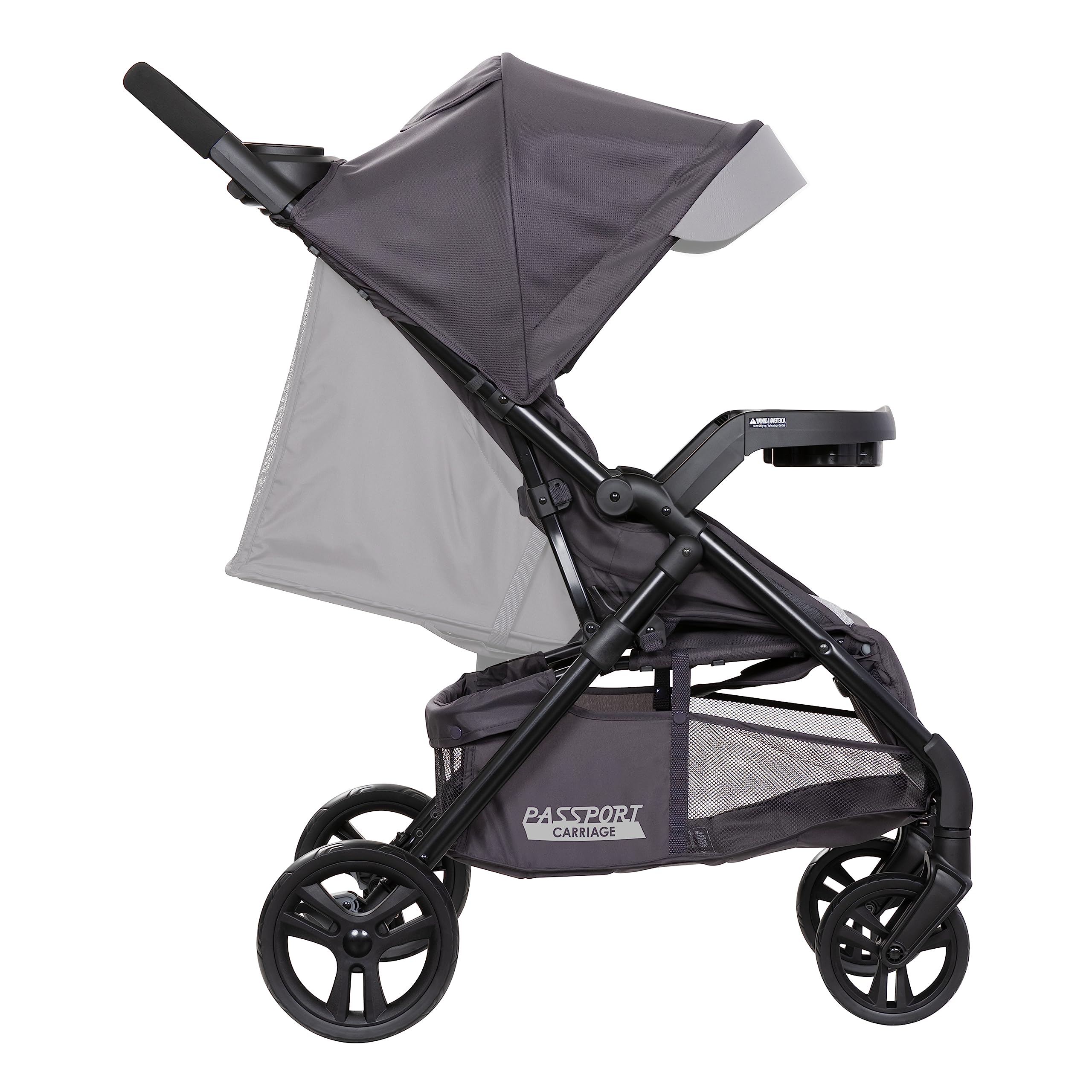 Baby Trend Passport® Stroller Travel System with EZ-Lift™ Infant Car Seat - Lightweight & Compact for Airplane Travel, Perfect for Newborns to Toddlers, Dash Black | Ideal for Family Outings, Shopping & Vacations