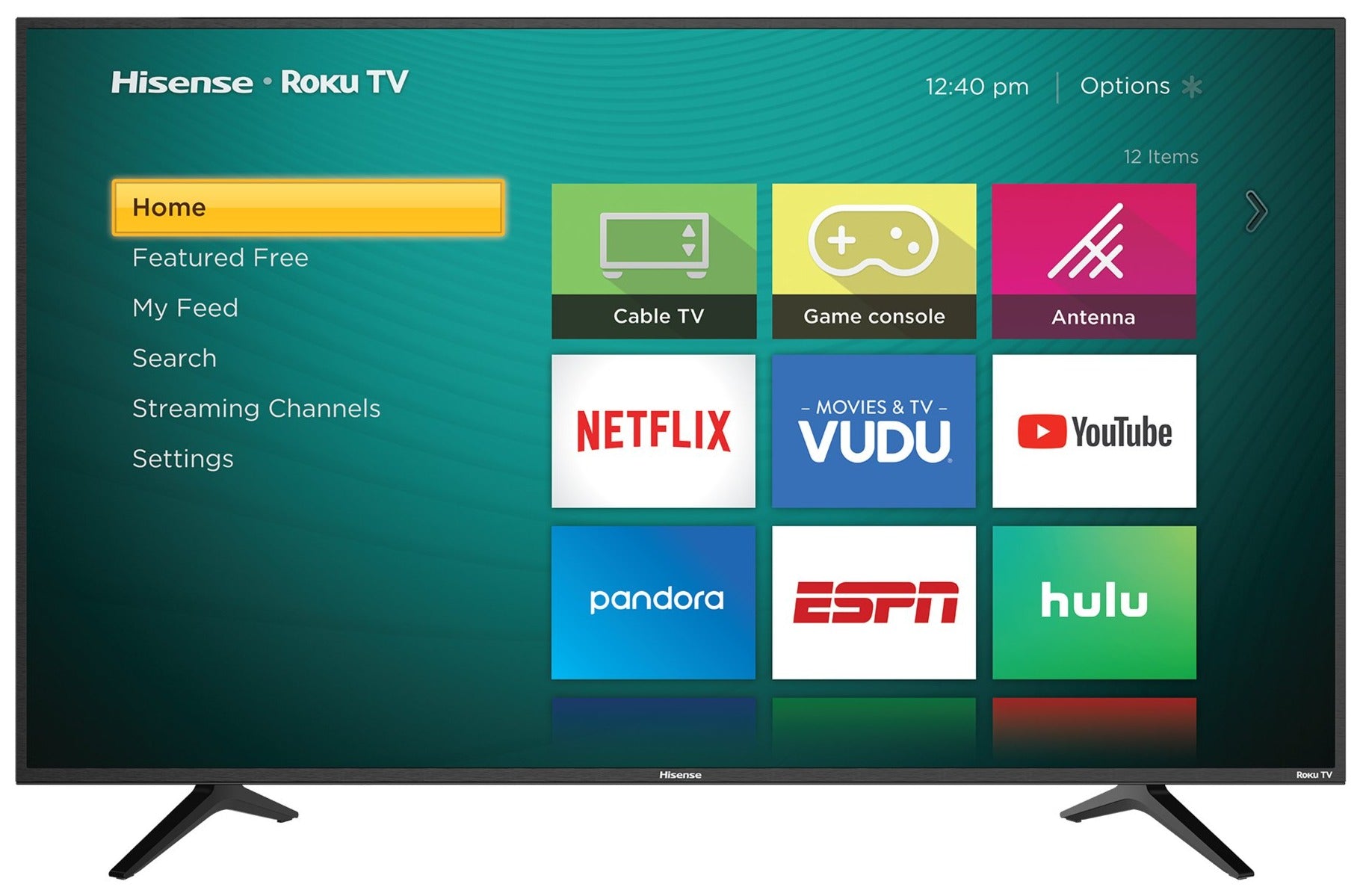 Hisense 43 Inch 4K Ultra HD Smart LED TV with HDR Roku OS (43R6E) - Perfect for Living Room, Bedroom & Home Entertainment