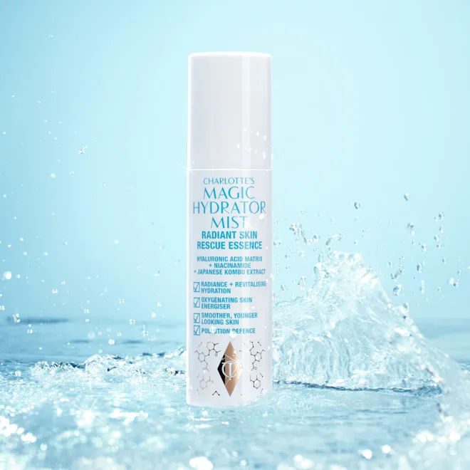 Charlotte's Magic Hydrator Mist - Rose Water Facial Spray for Glowing Skin | Hydrating & Refreshing Face Mist for Dry, Sensitive Skin | Perfect for Travel, Gym & Daily Skincare Routine