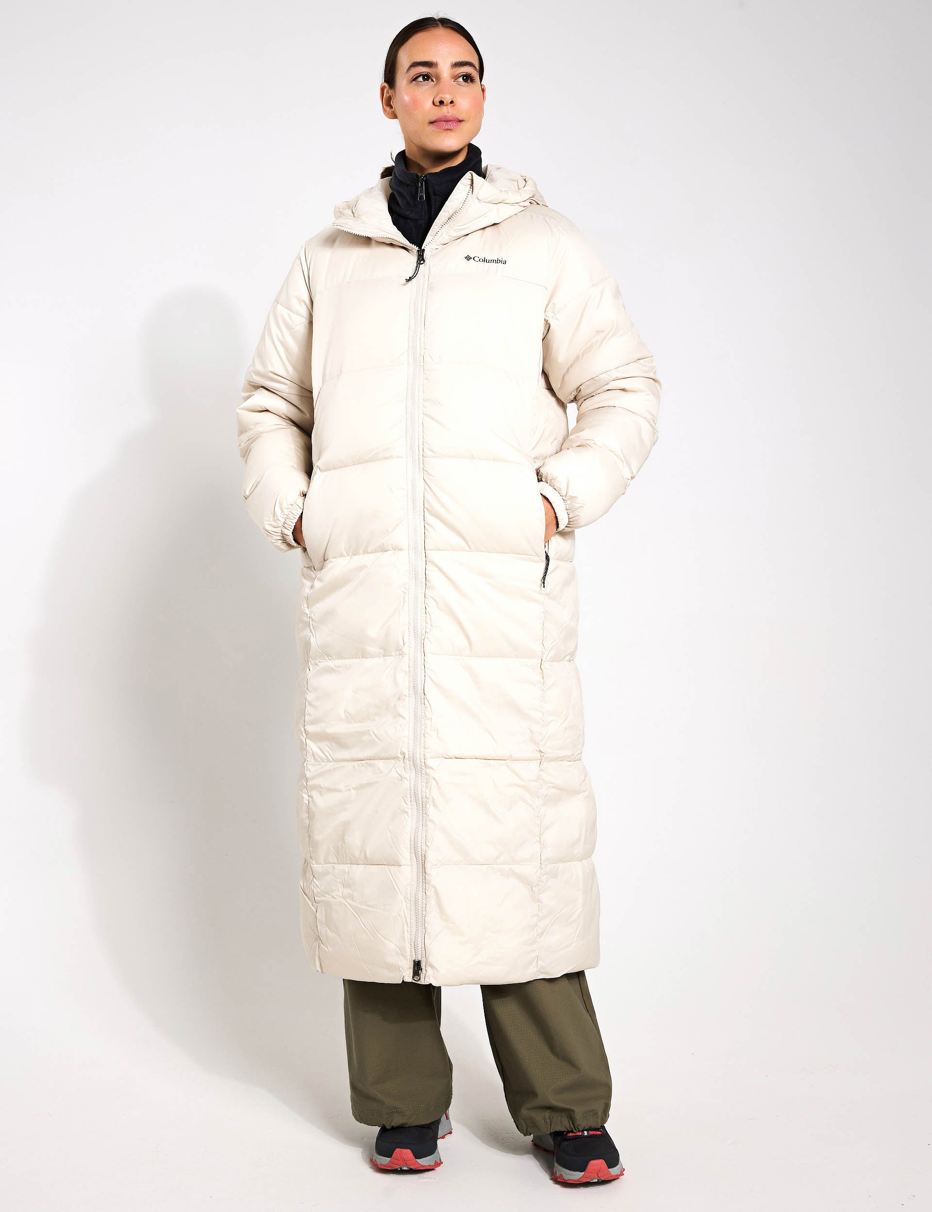Pike Lake III Long Puffer Jacket for Men & Women - Dark Stone Winter Coat, Waterproof & Windproof, Lightweight Warm Down Jacket for Outdoor Activities, Hiking, Skiing & Cold Weather