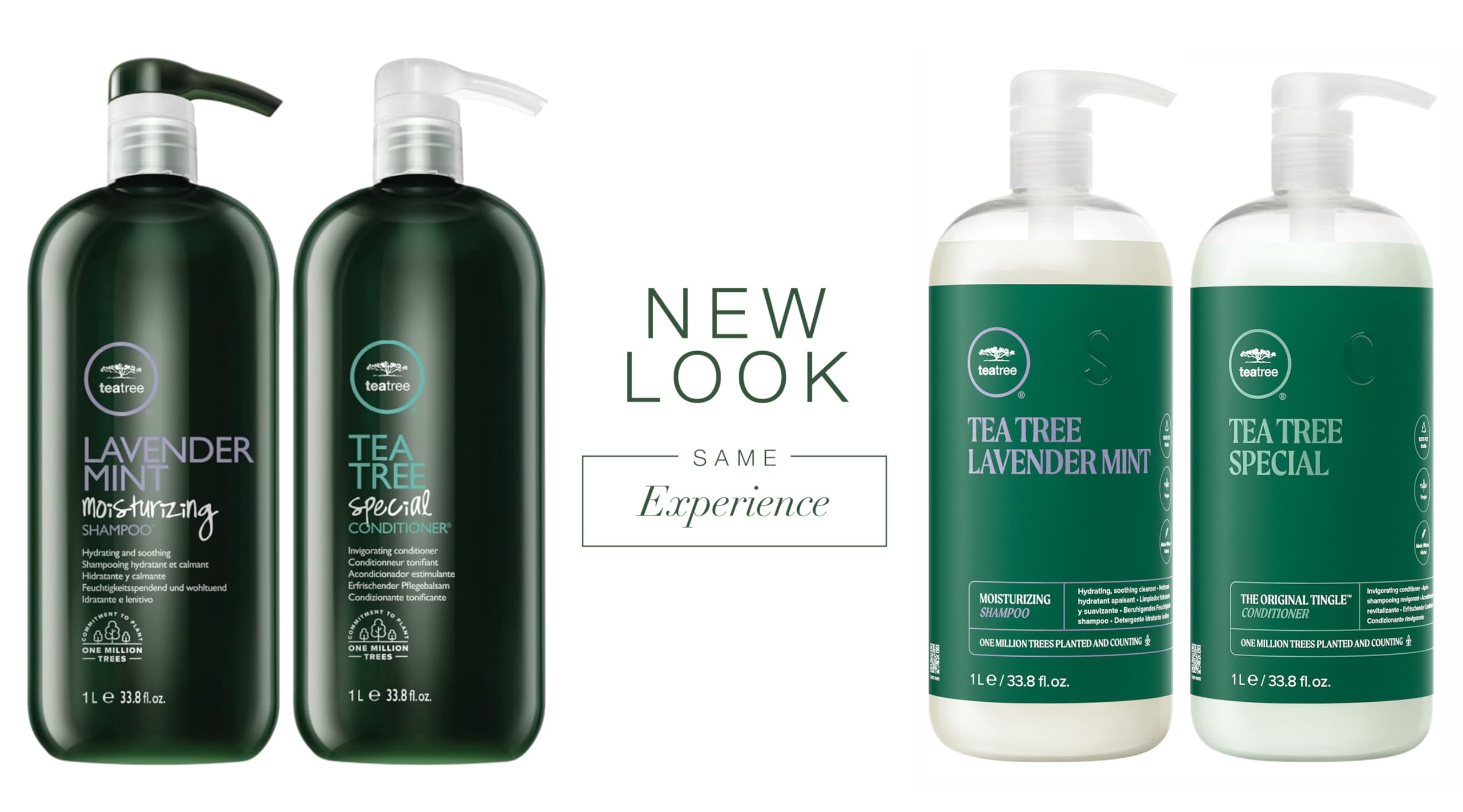 Tea Tree Lavender Mint Shampoo and Conditioner Set for Dry Hair - Hydrating & Soothing Hair Care Duo for Coarse, Damaged Hair | Perfect for Daily Use & Scalp Relief