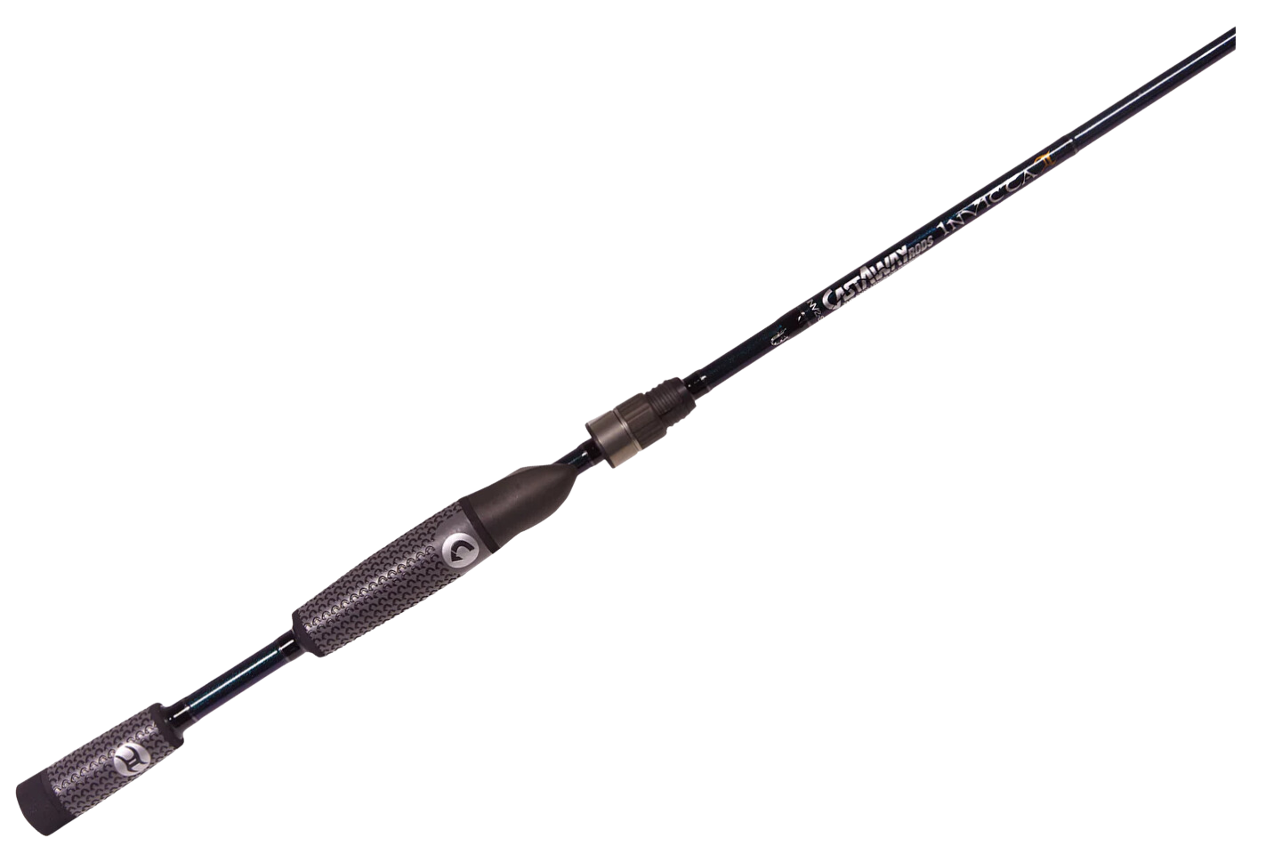 Invicta 2 INV2 SLS7 Light Spinning Rod - Ultra Lightweight Fishing Pole for Freshwater & Saltwater Angling - Perfect for Bass, Trout, and Panfish Fishing Trips