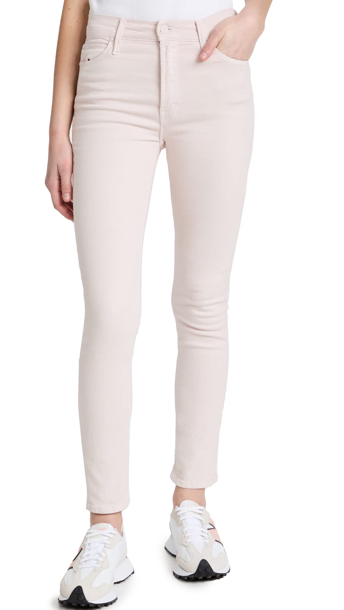 MOTHER Women's The Dazzler High-Waisted Skinny Jeans - Stretch Denim Pants for Casual Wear & Night Out