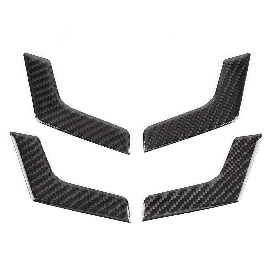 4PCS Carbon Fiber Car Interior Door Handle Panel Decorative Stickers for Mercedes-Benz W204 - Upgrade Your Car Interior Style (Perfect for Car Enthusiasts & DIY Auto Modifications)