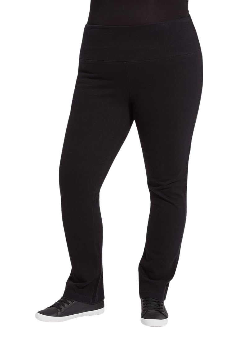 Lyssé Women's Plus Size Straight Leg Jeans - Comfortable Stretch Denim Pants for Casual Wear & Everyday Outfits