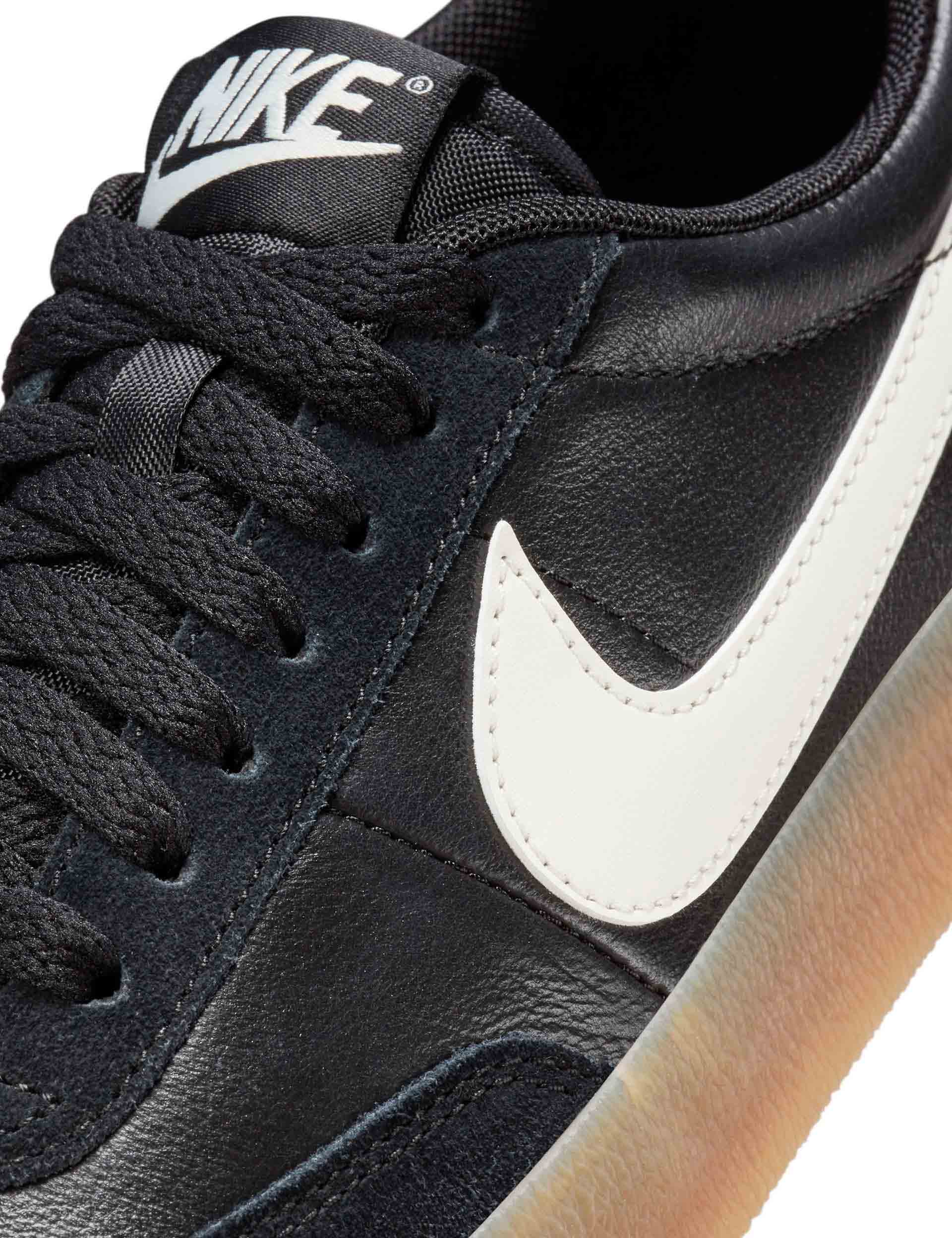 Nike Killshot 2 Leather Sneakers - Black/Gum & Yellow/Sail Colorway | Classic Court Shoes for Men | Perfect for Casual Wear, Office Style & Everyday Fashion