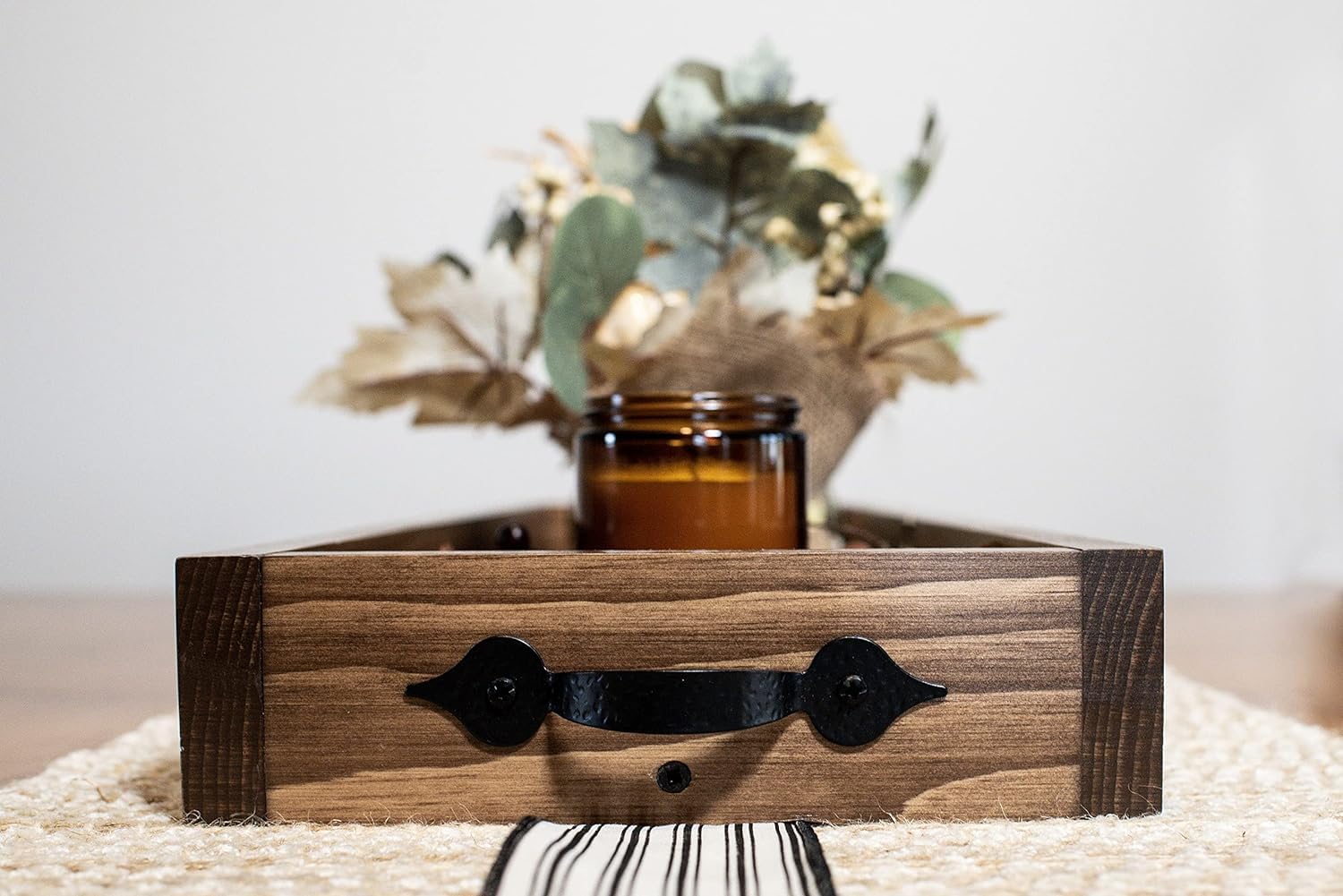 Rustic Farmhouse Wood Tray - 9