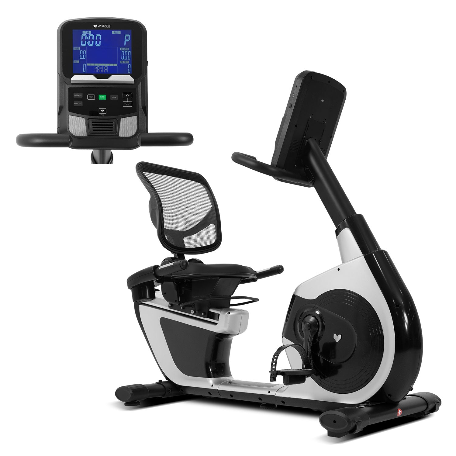 RBX 110 Commercial Recumbent Exercise Bike for Home & Gym Use - Low-Impact Cardio Workout Machine for Seniors & Physical Therapy