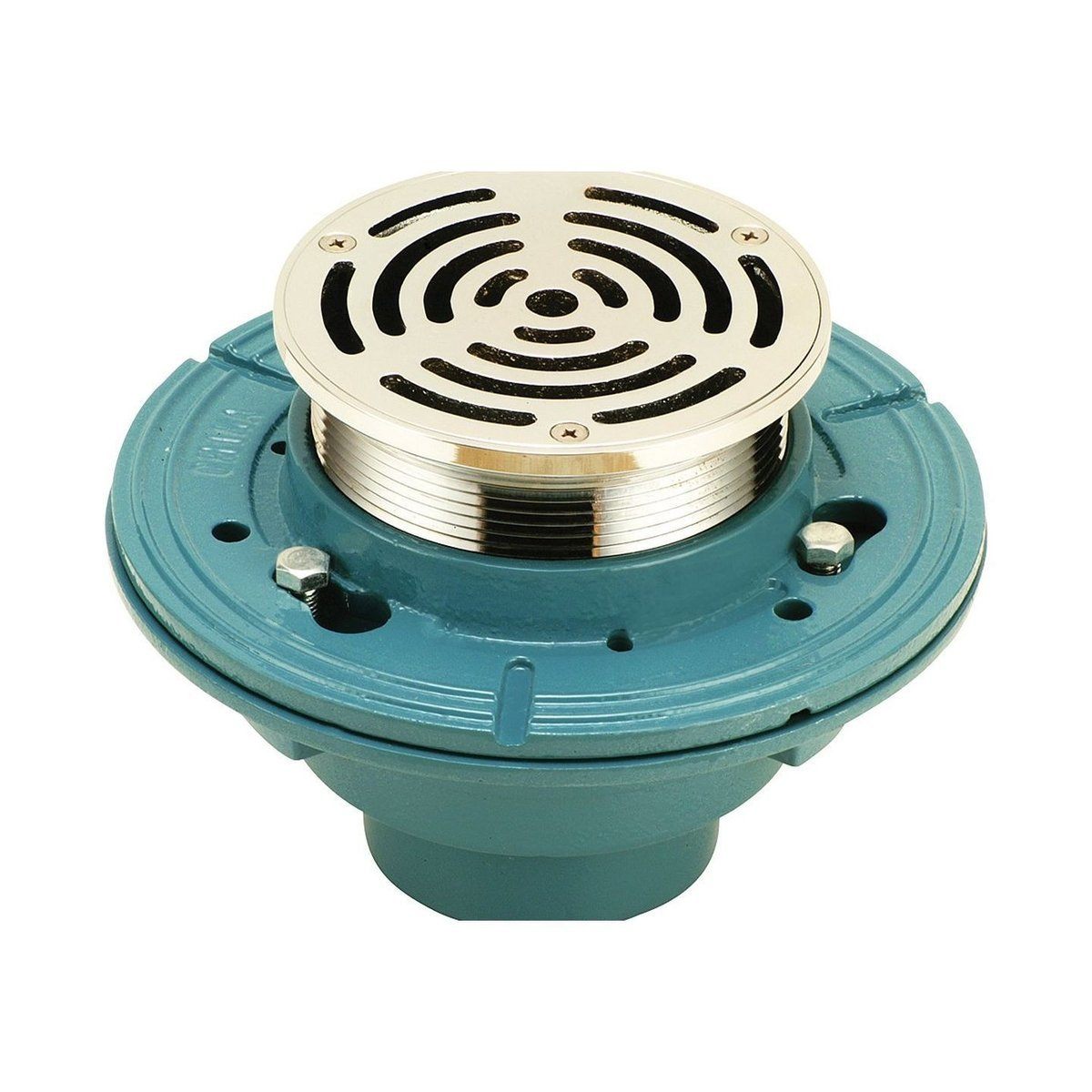 Style CIFD Adjustable 4-Inch Chrome Plated Brass Floor Drain Strainer - Perfect for Bathroom, Shower & Kitchen Drainage